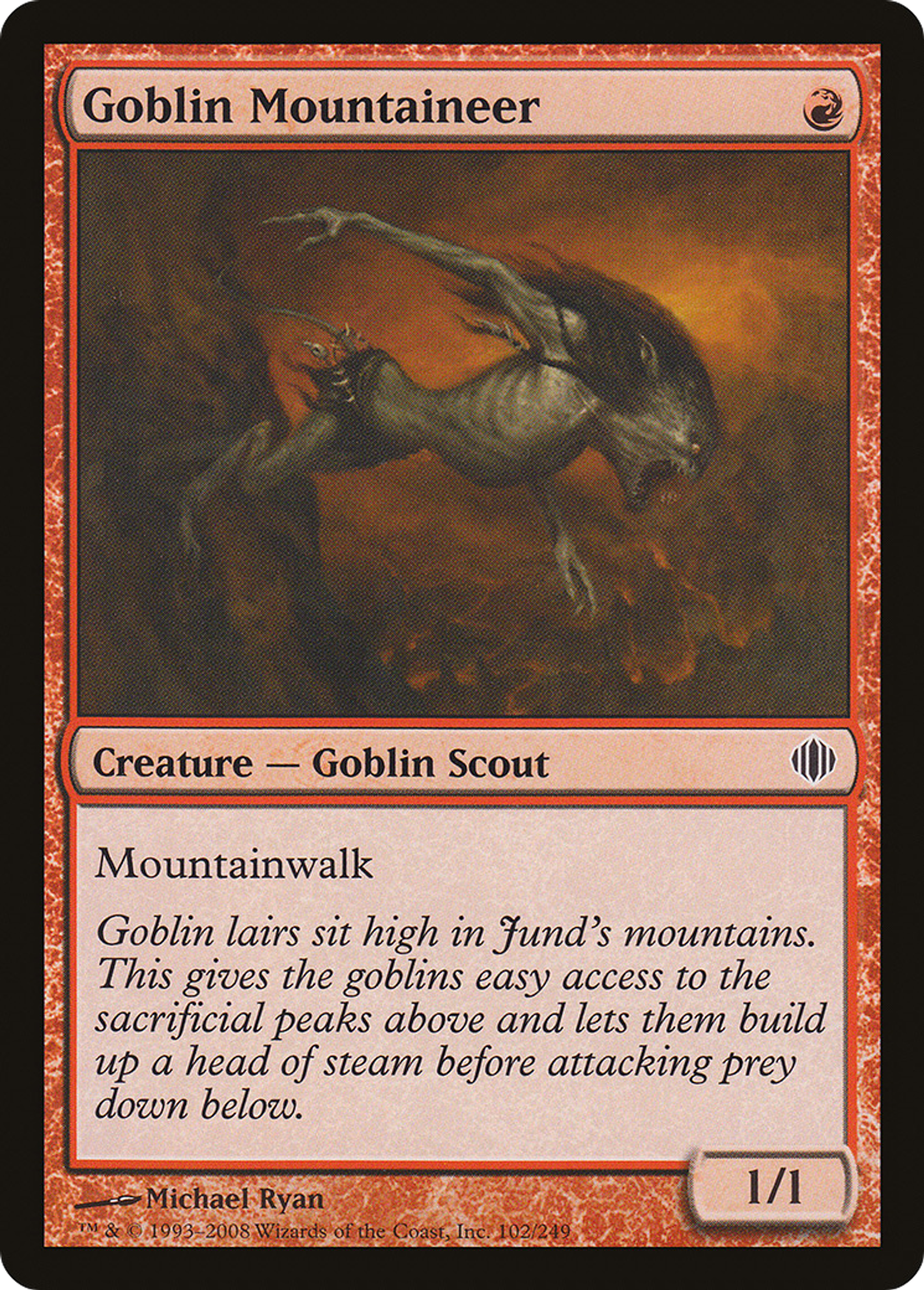 Montagnard gobelin — Shards of Alara — Magic: The Gathering