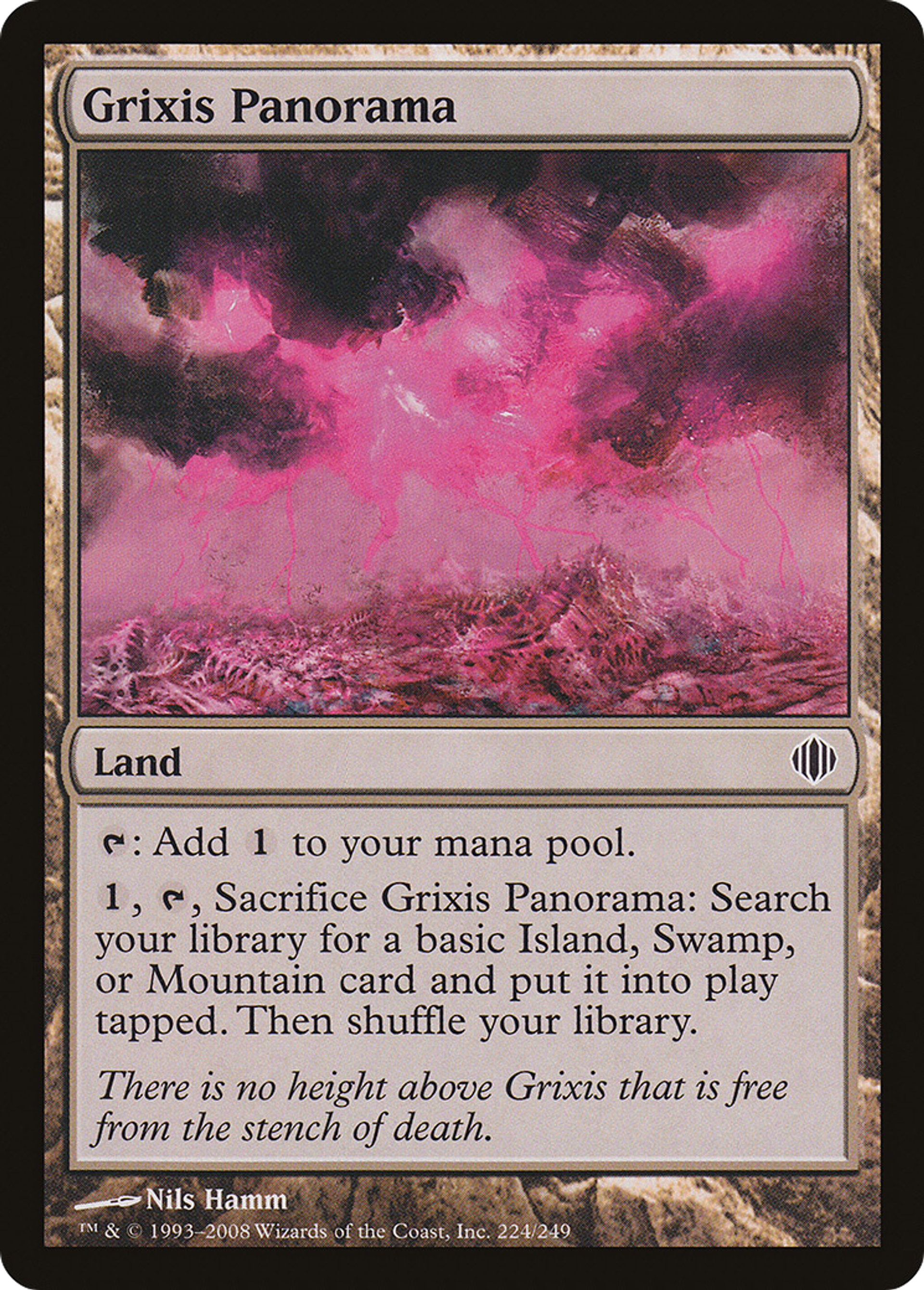 Grixis Panorama — Shards of Alara — Magic: The Gathering