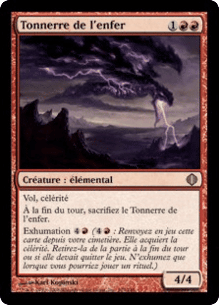 Tonnerre de l'enfer — Shards of Alara — Magic: The Gathering