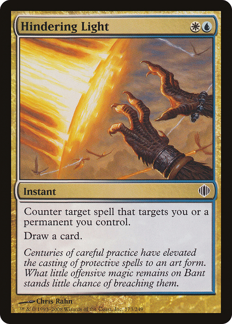 Hindering Light — Shards of Alara — Magic: The Gathering