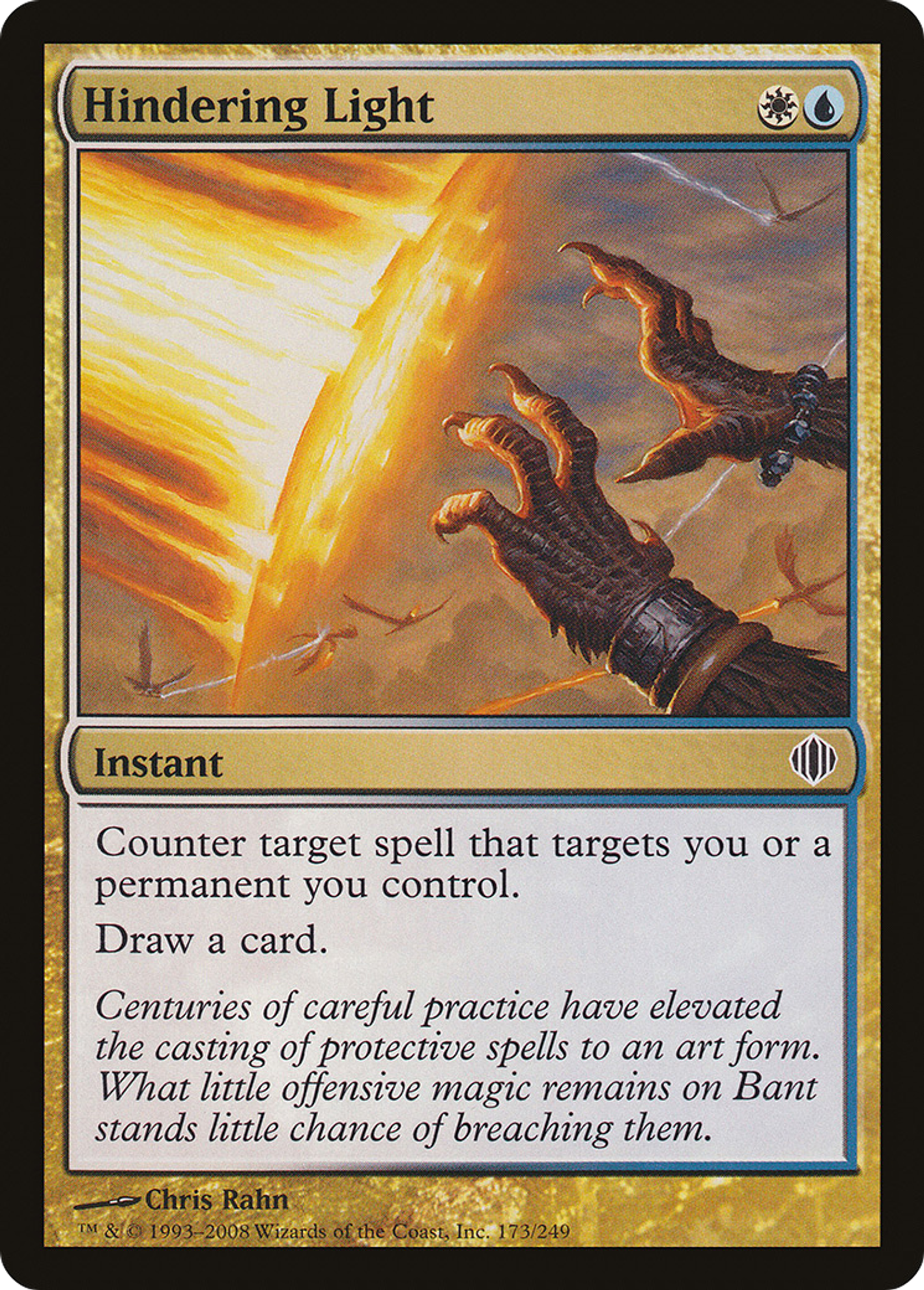 Hindering Light — Shards of Alara — Magic: The Gathering