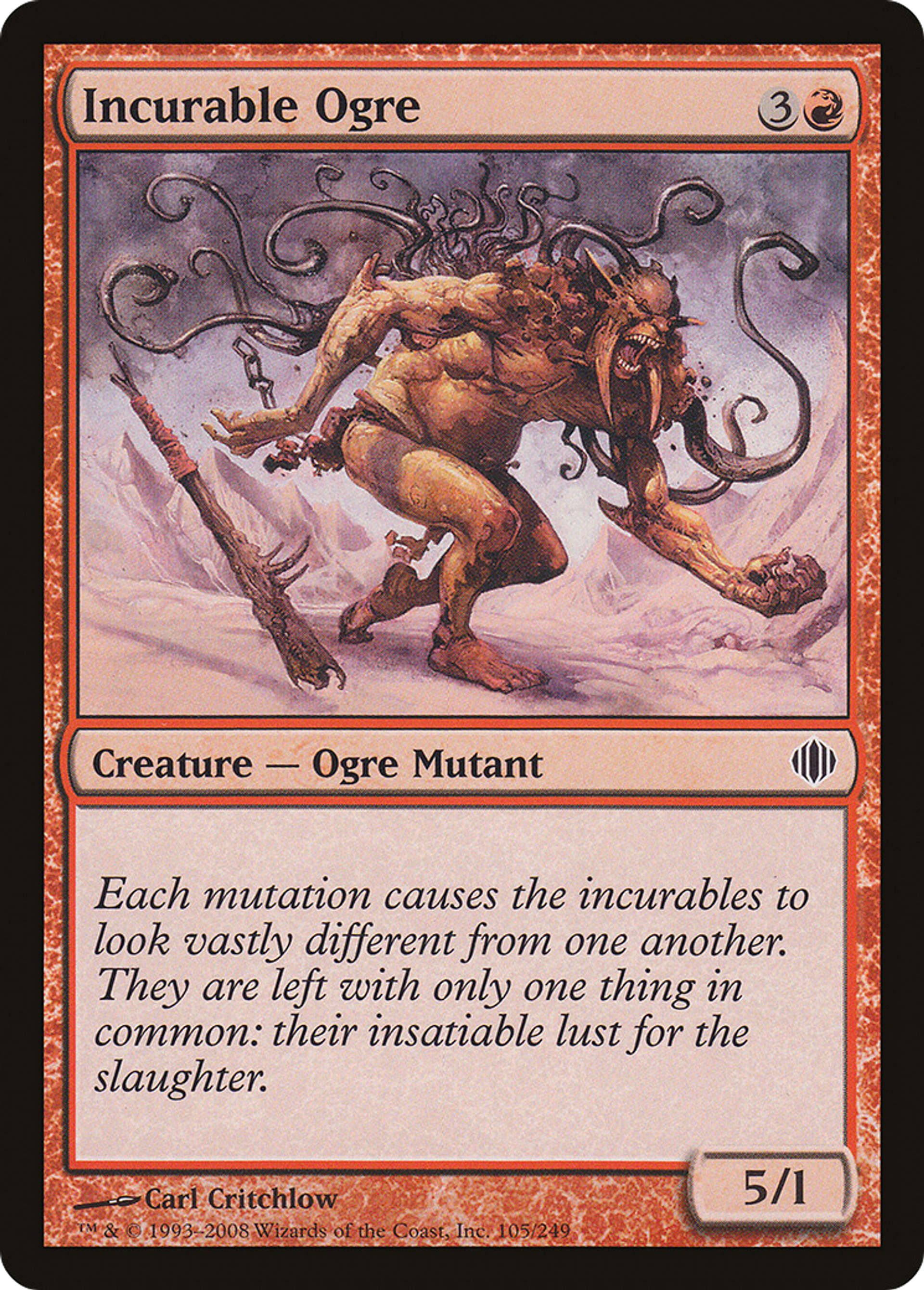 Ogre incurable — Shards of Alara — Magic: The Gathering