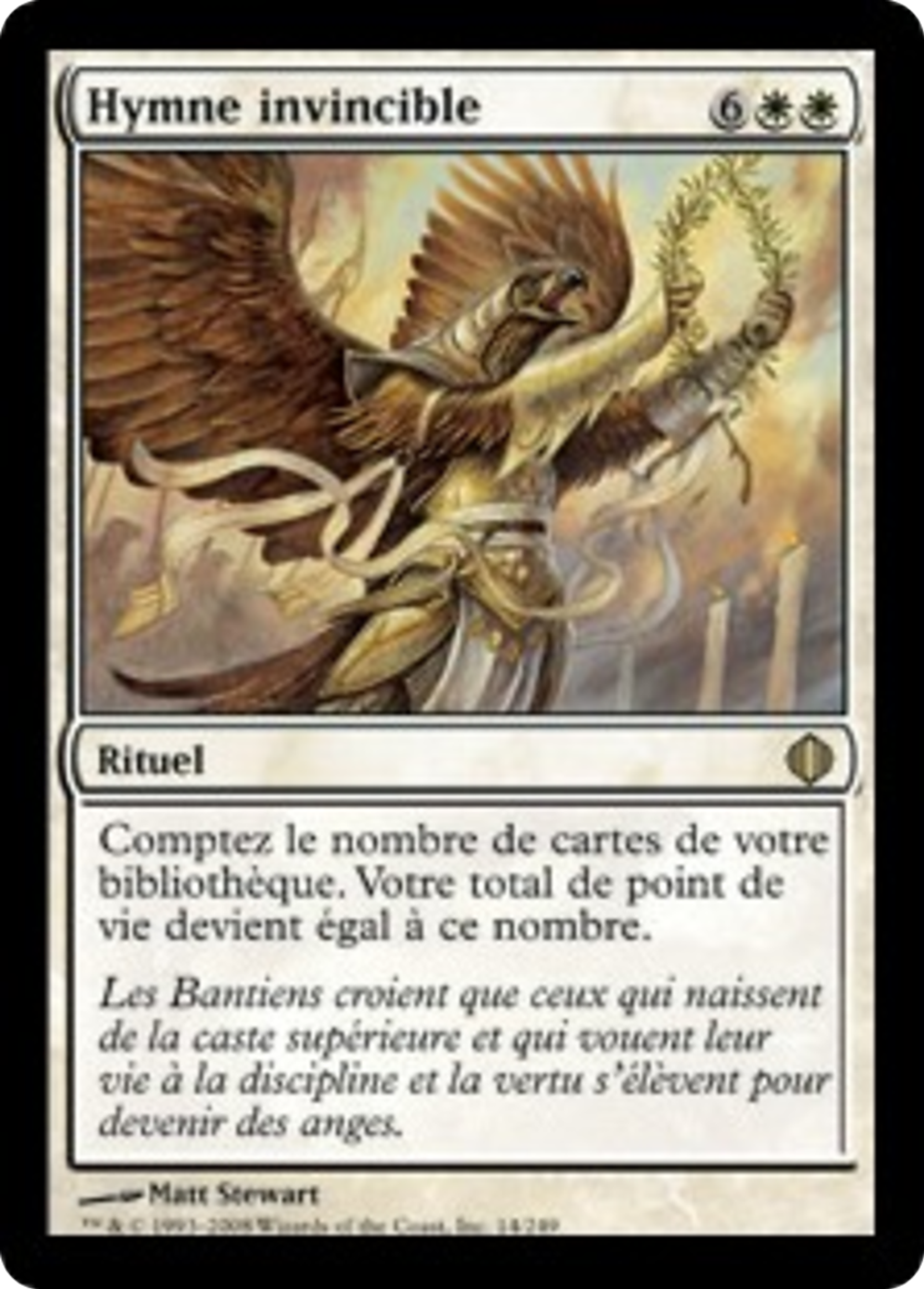 Hymne invincible — Shards of Alara — Magic: The Gathering