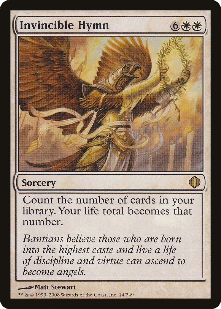 Invincible Hymn — Shards of Alara — Magic: The Gathering