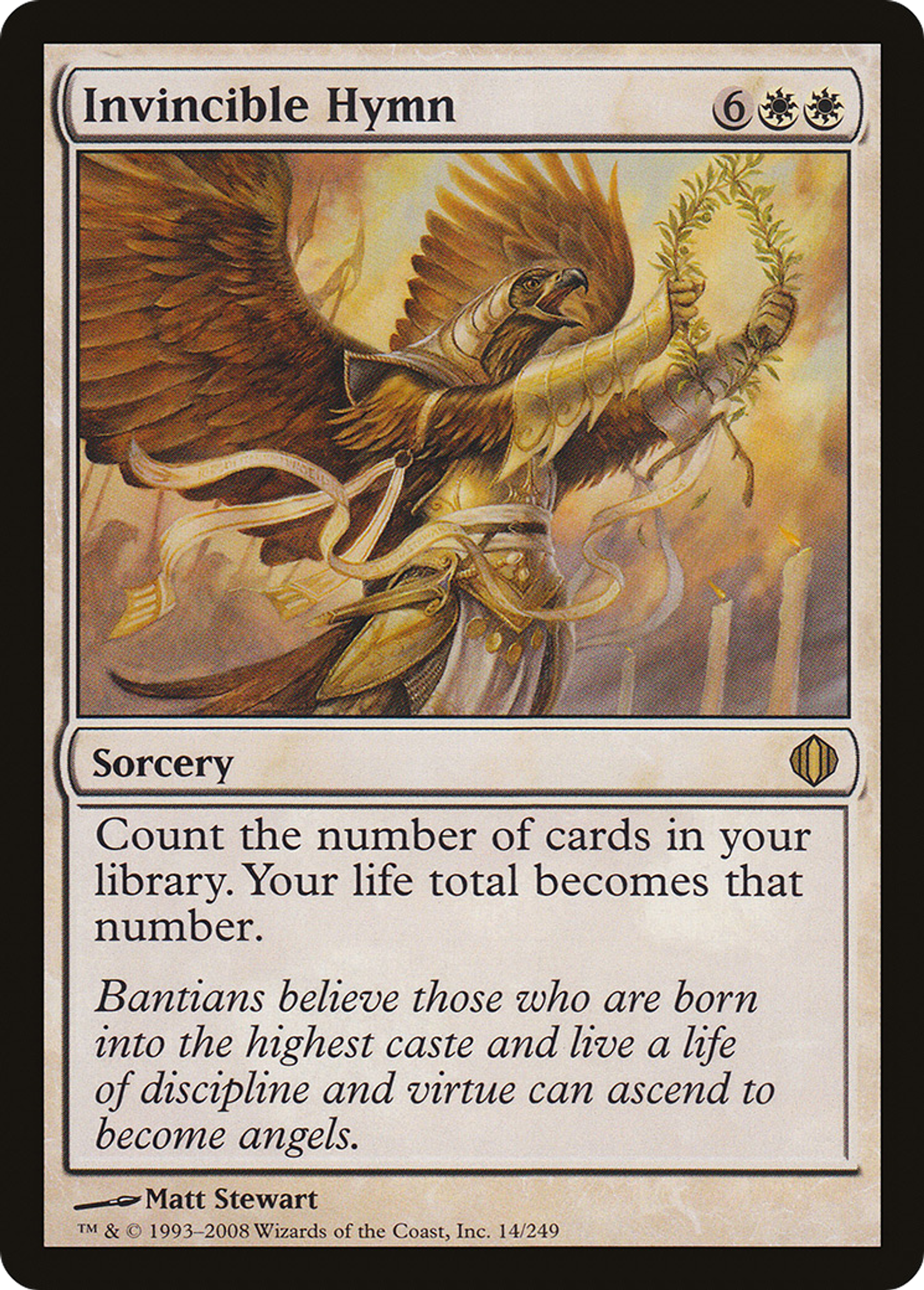 Invincible Hymn — Shards of Alara — Magic: The Gathering