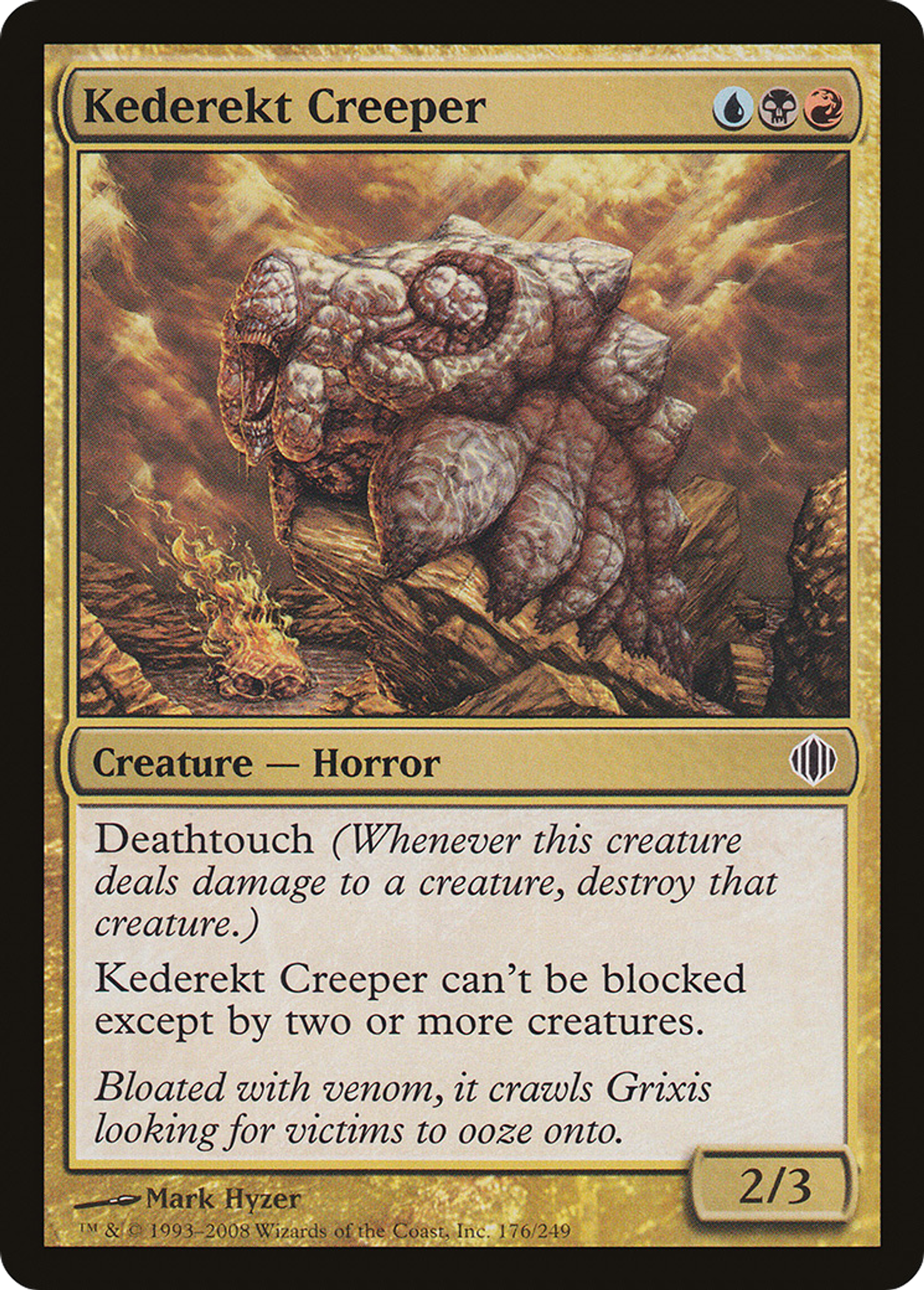 Kederekt Creeper — Shards of Alara — Magic: The Gathering