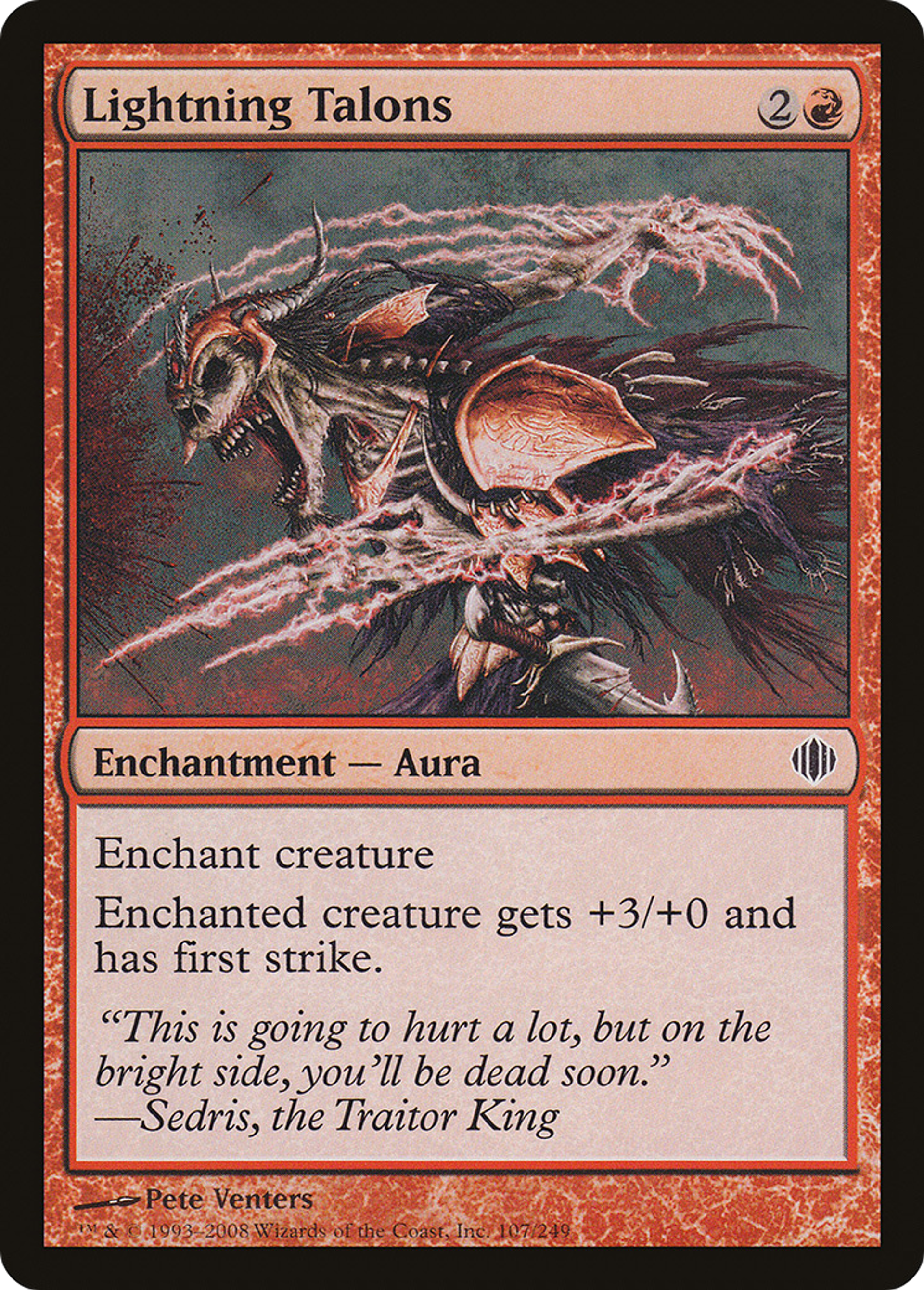 Serres d'éclair — Shards of Alara — Magic: The Gathering