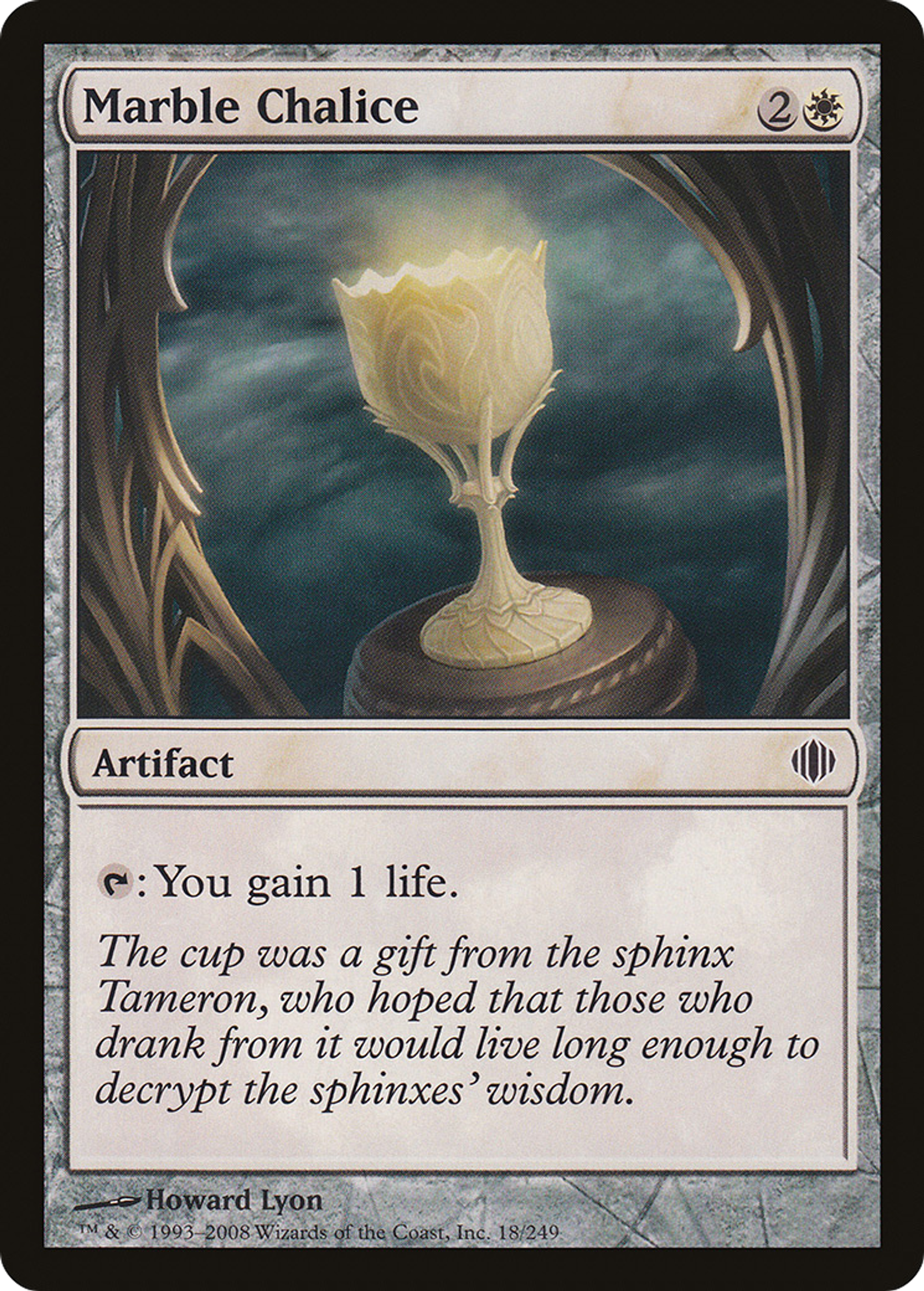 Calice de marbre — Shards of Alara — Magic: The Gathering