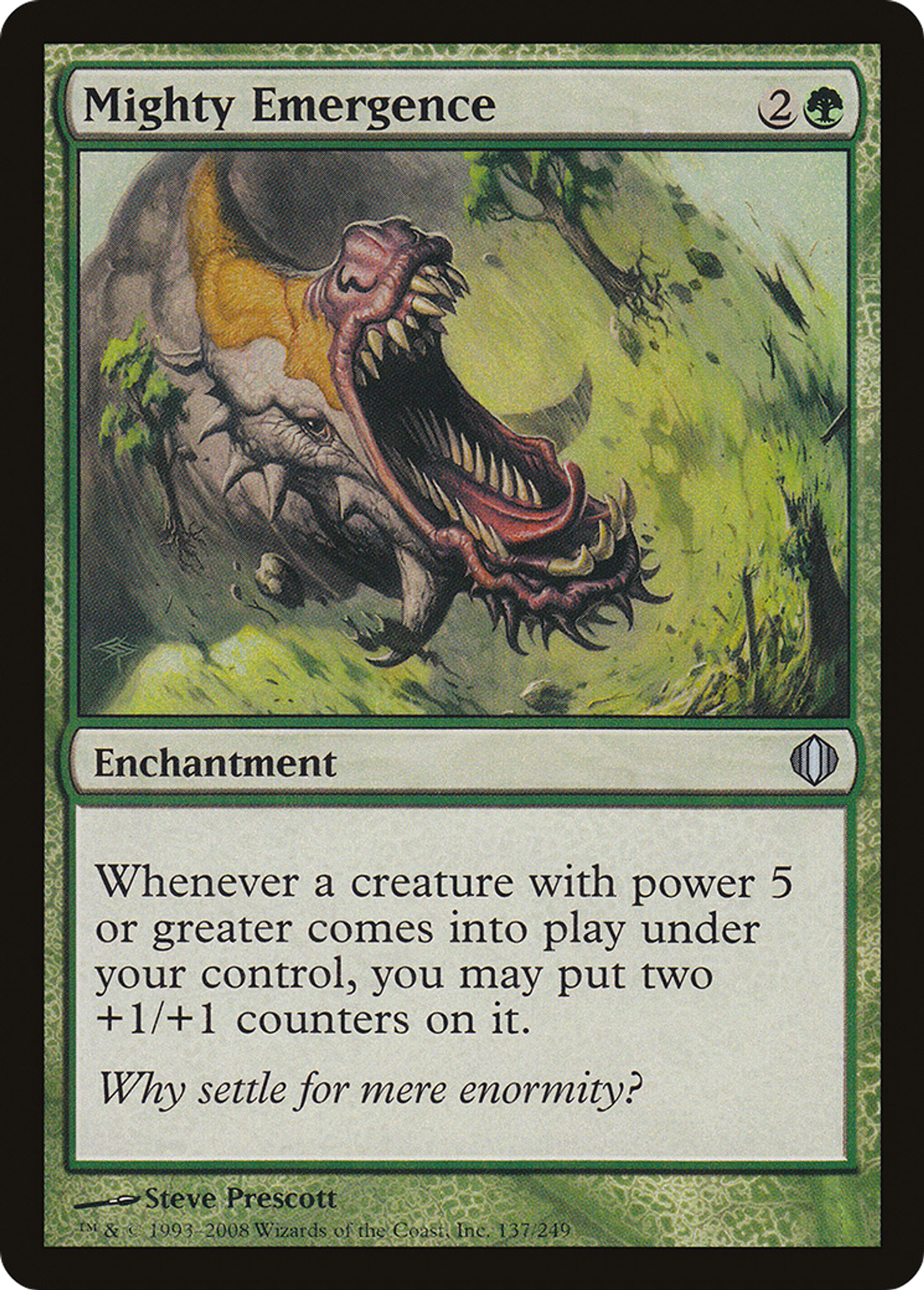 Mighty Emergence — Shards of Alara — Magic: The Gathering