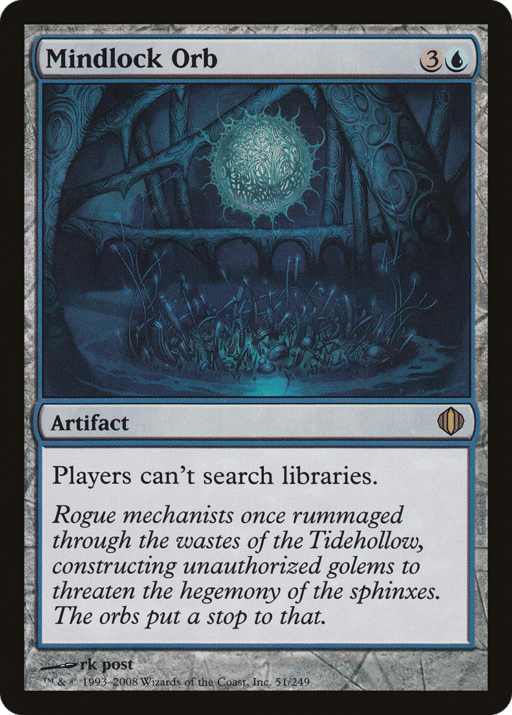 Mindlock Orb — Shards of Alara — Magic: The Gathering