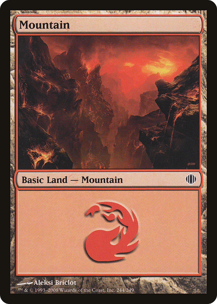 Mountain — Shards of Alara — Magic: The Gathering