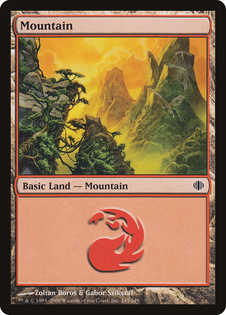 Mountain — Shards of Alara — Magic: The Gathering
