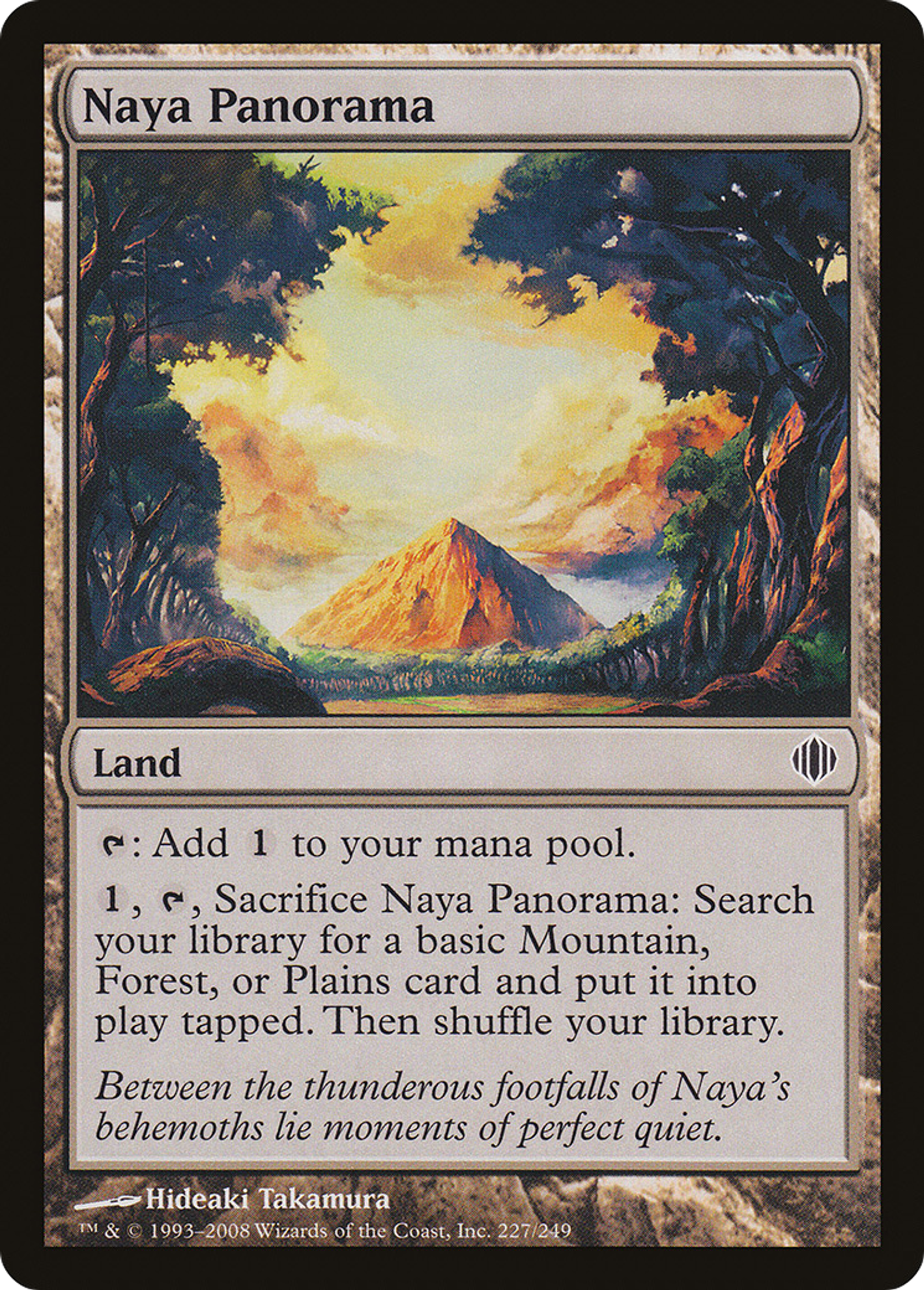 Naya Panorama — Shards of Alara — Magic: The Gathering