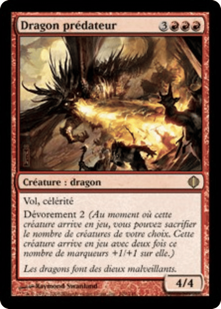 Dragon prédateur — Shards of Alara — Magic: The Gathering