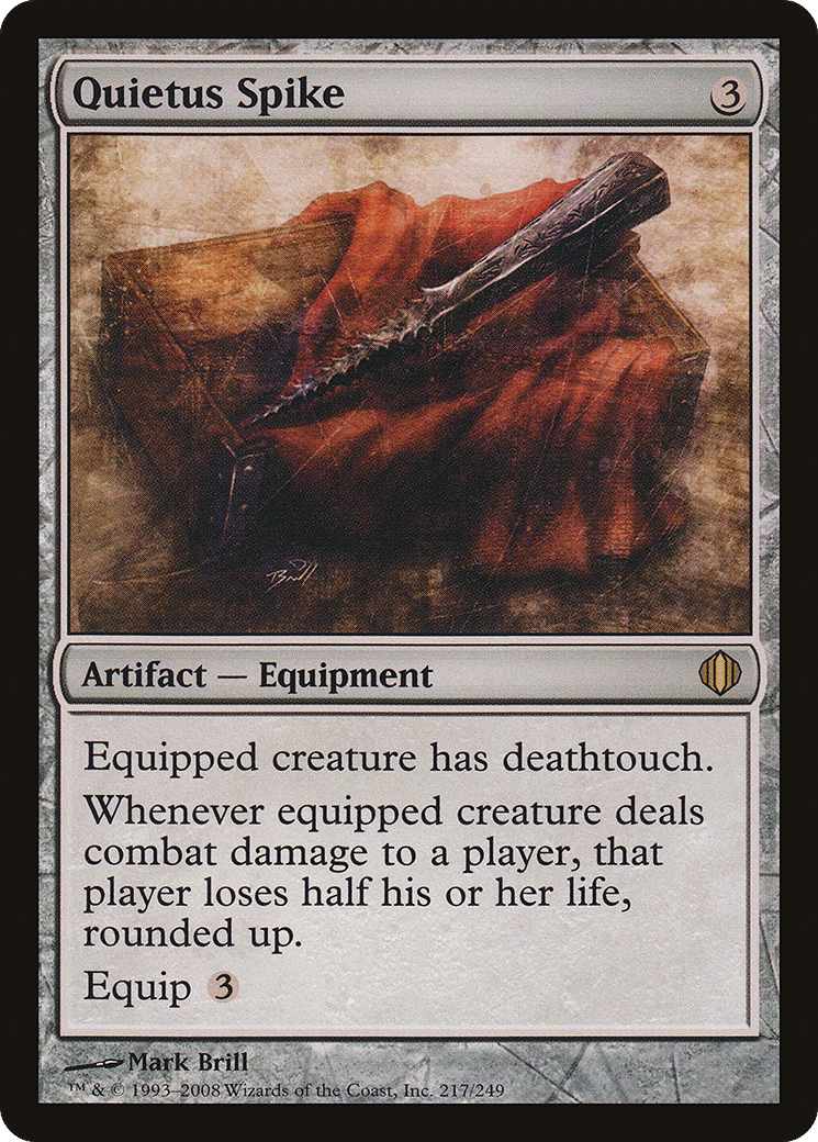 Quietus Spike — Shards of Alara — Magic: The Gathering