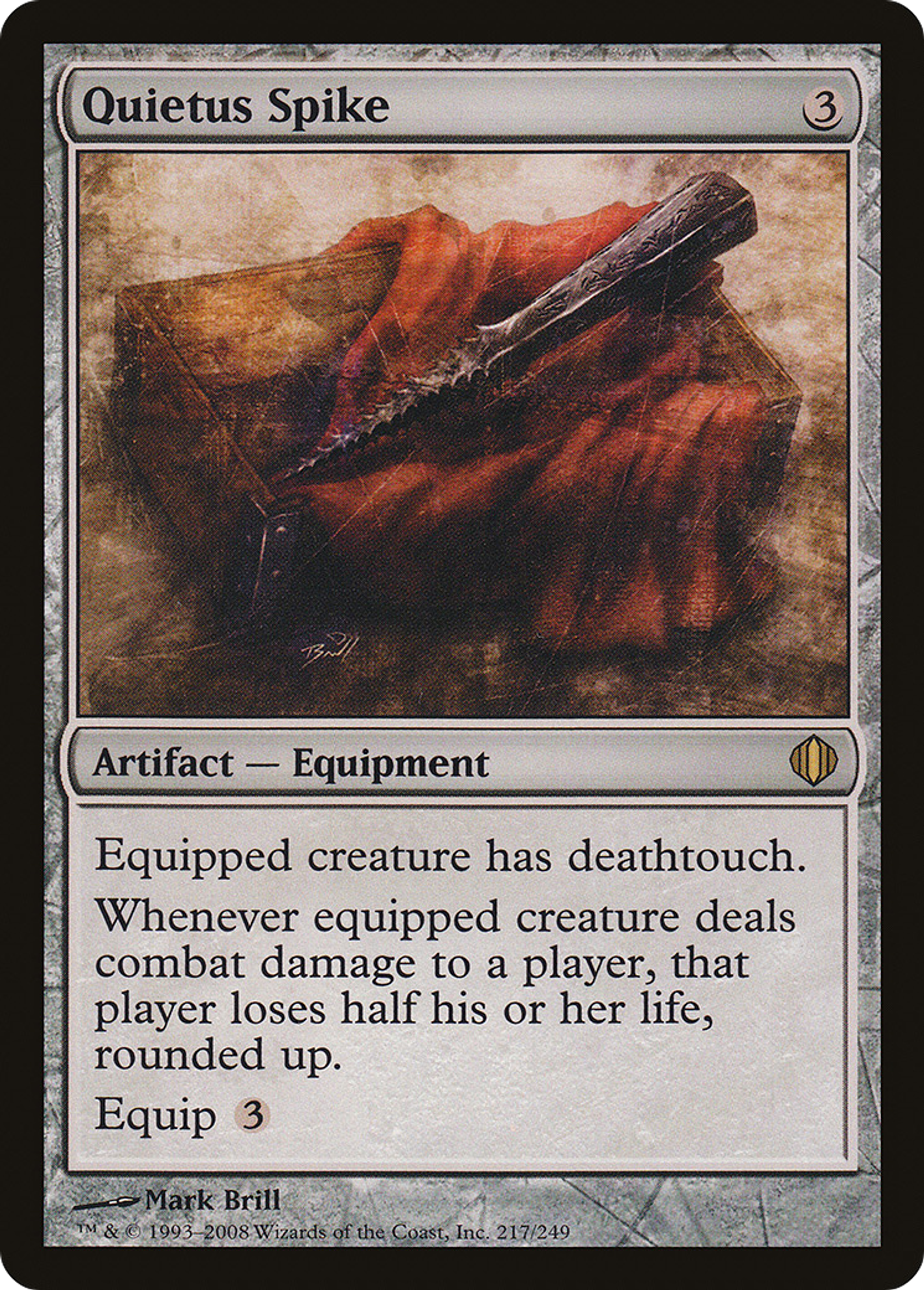 Quietus Spike — Shards of Alara — Magic: The Gathering