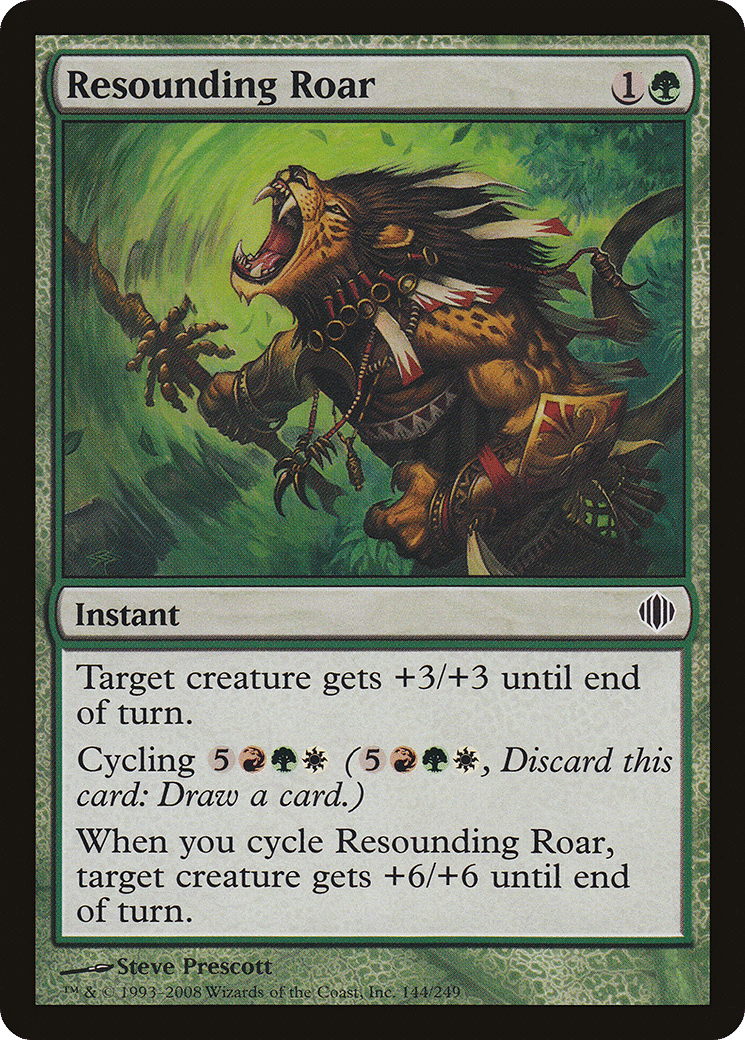 Resounding Roar — Shards of Alara — Magic: The Gathering