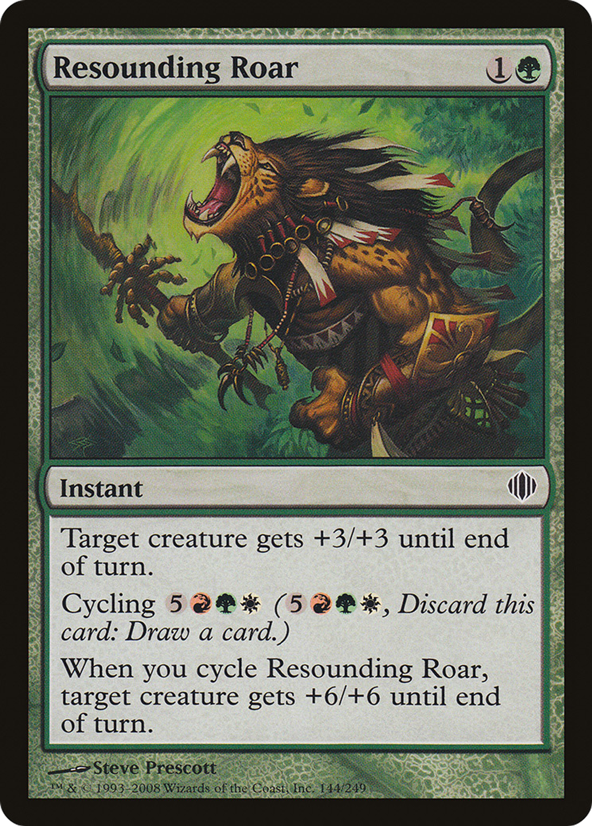 Resounding Roar — Shards of Alara — Magic: The Gathering