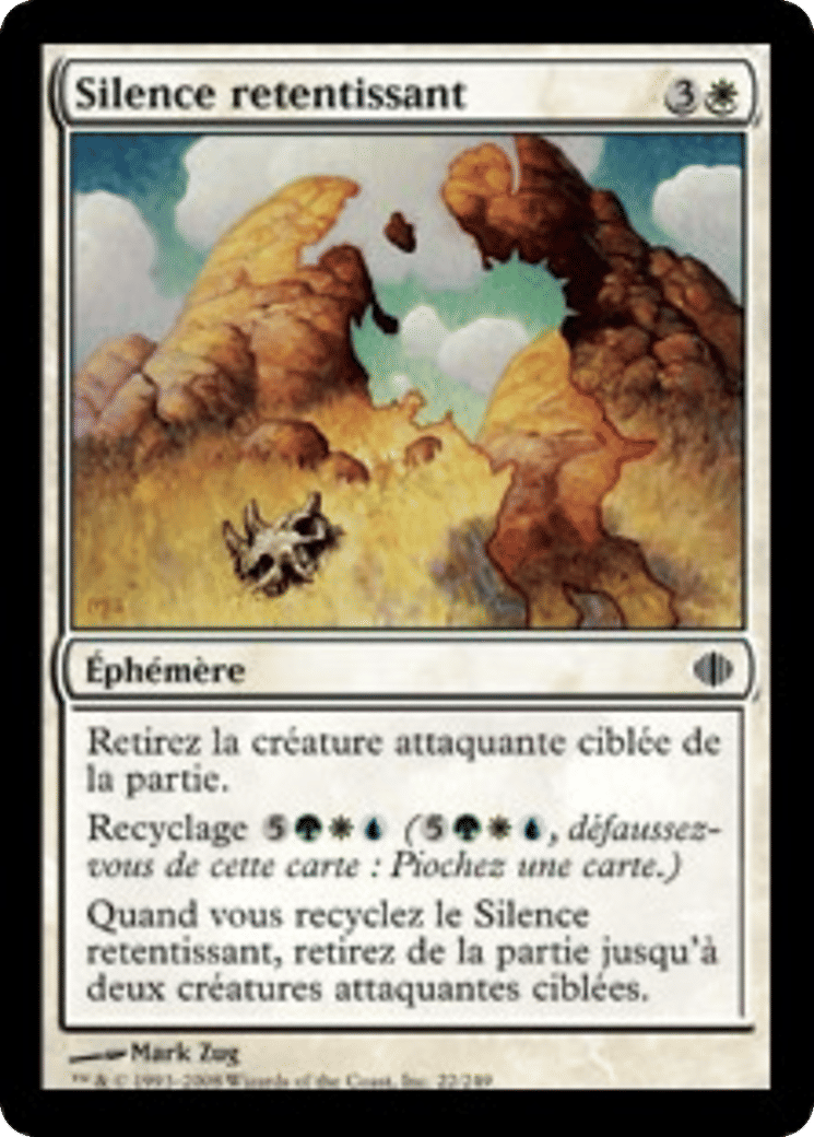 Silence retentissant — Shards of Alara — Magic: The Gathering