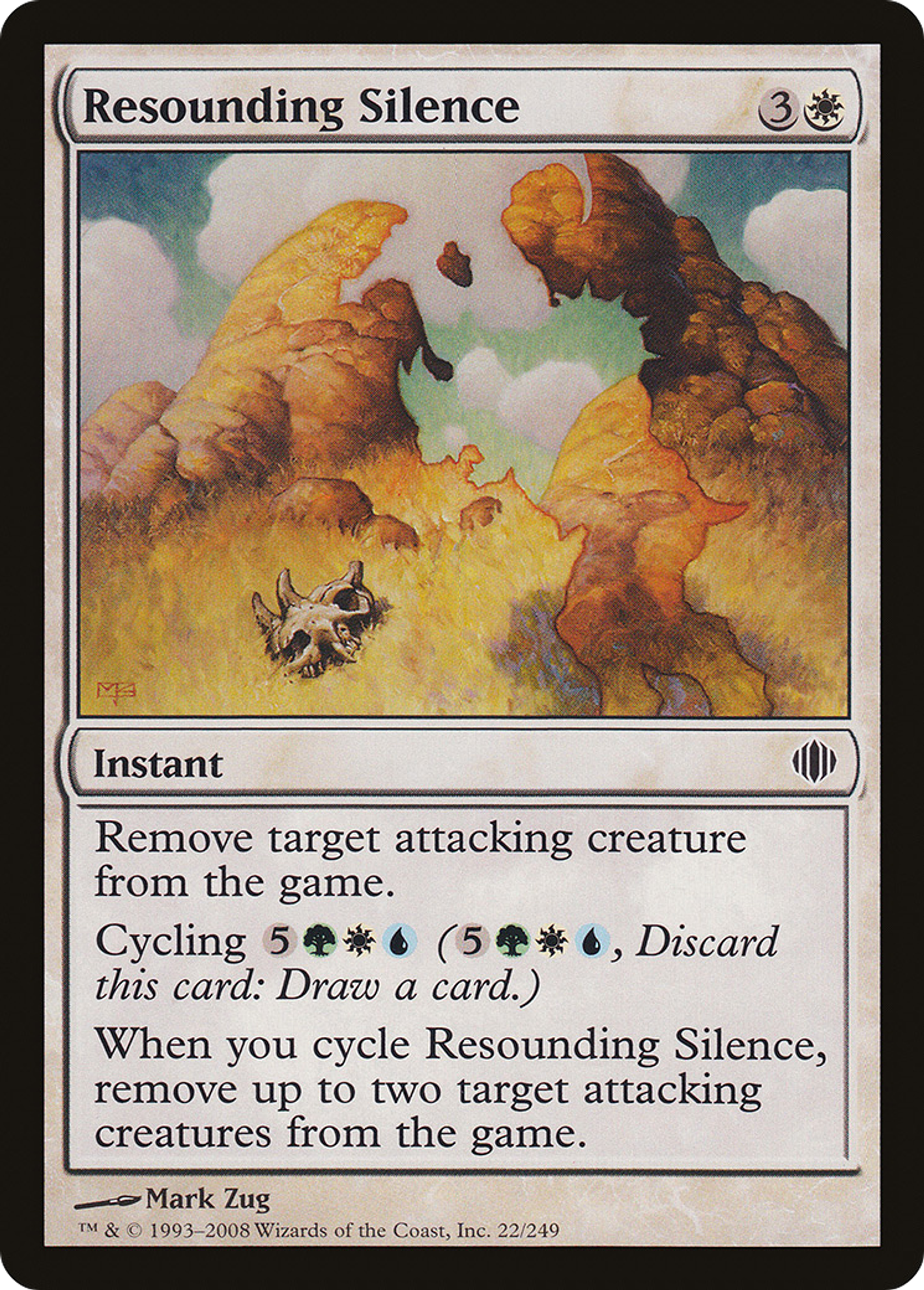 Silence retentissant — Shards of Alara — Magic: The Gathering