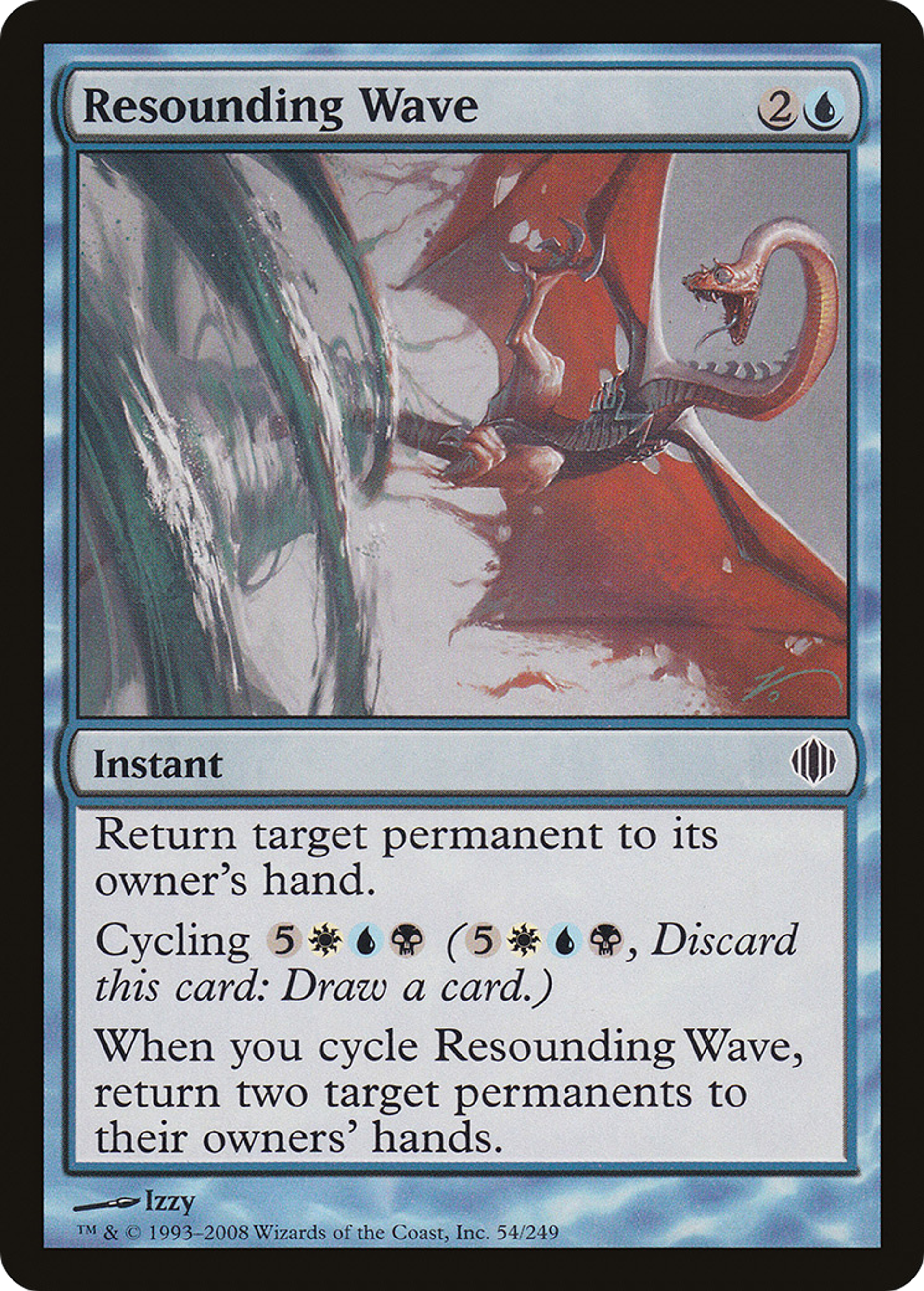Vague retentissante — Shards of Alara — Magic: The Gathering