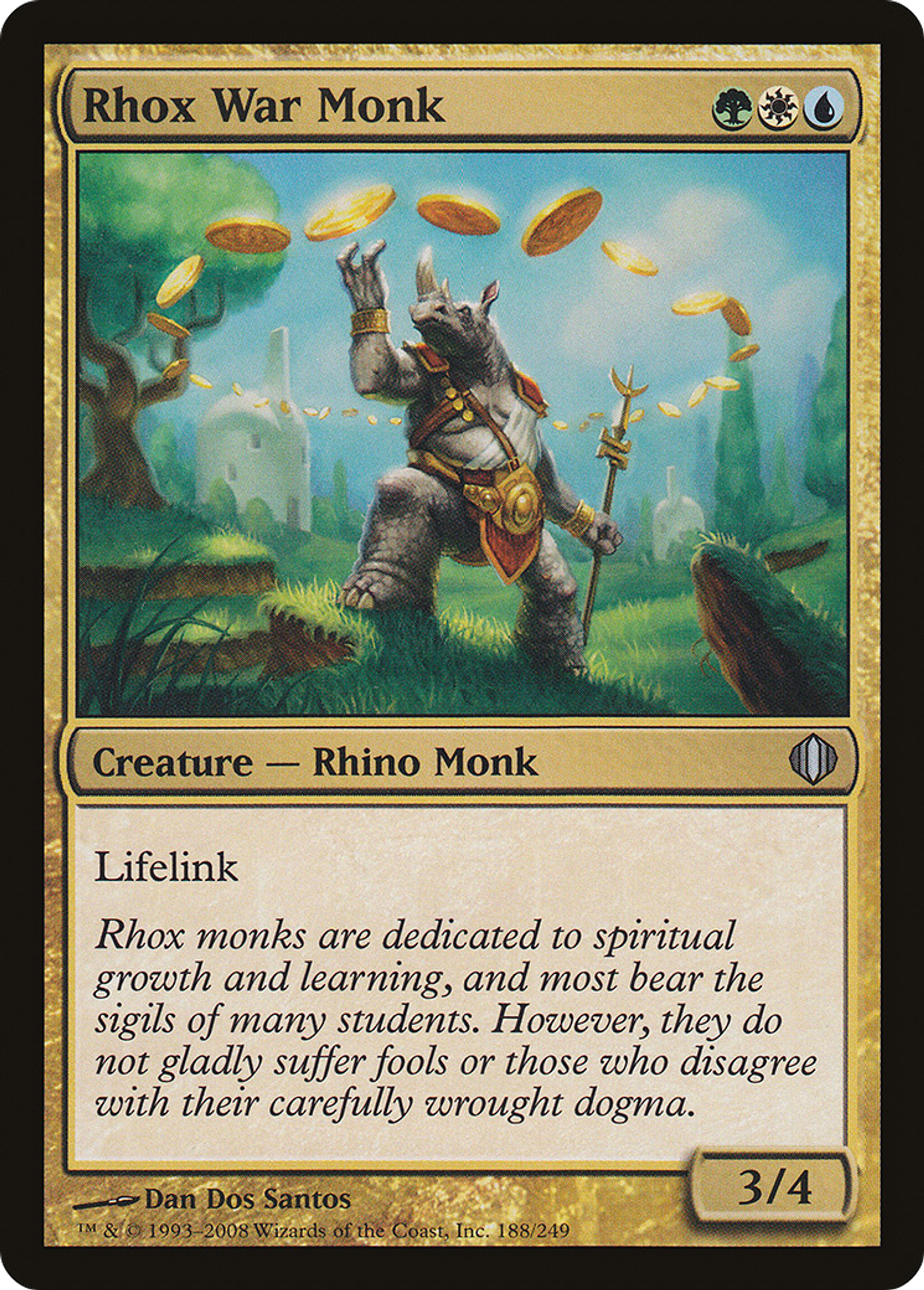 Rhox War Monk — Shards of Alara — Magic: The Gathering