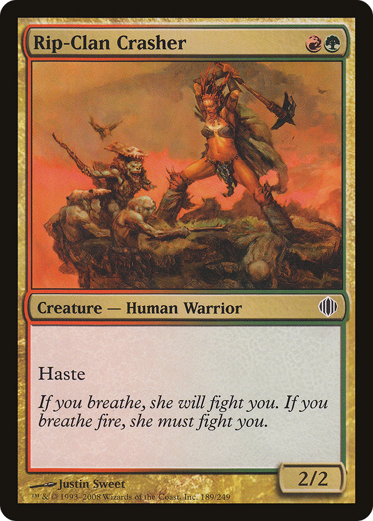 Rip-Clan Crasher — Shards of Alara — Magic: The Gathering