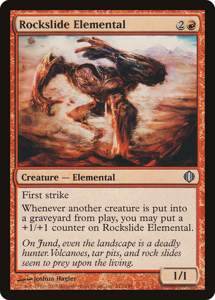 Rockslide Elemental — Shards of Alara — Magic: The Gathering