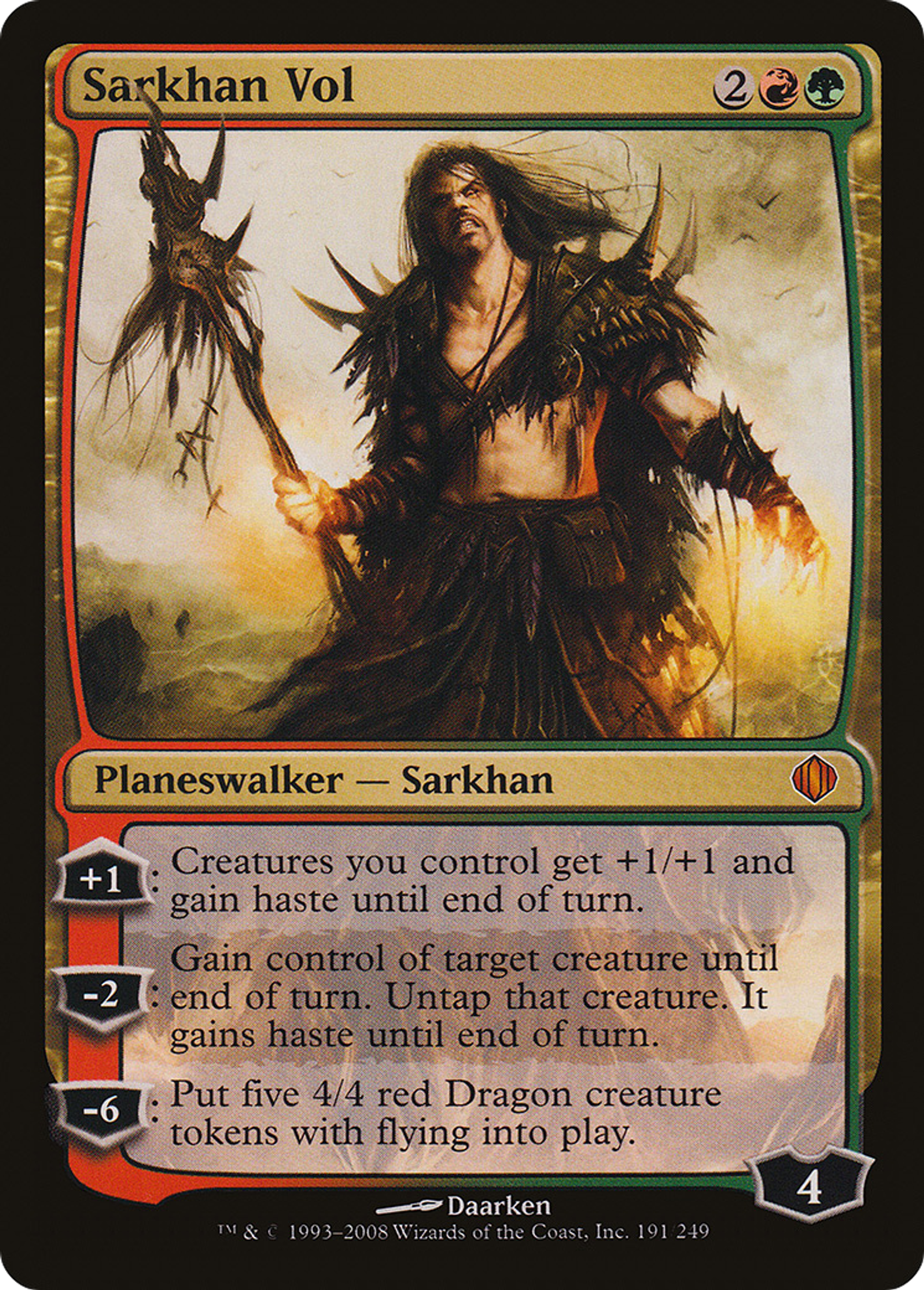 Sarkhan Vol — Shards of Alara — Magic: The Gathering