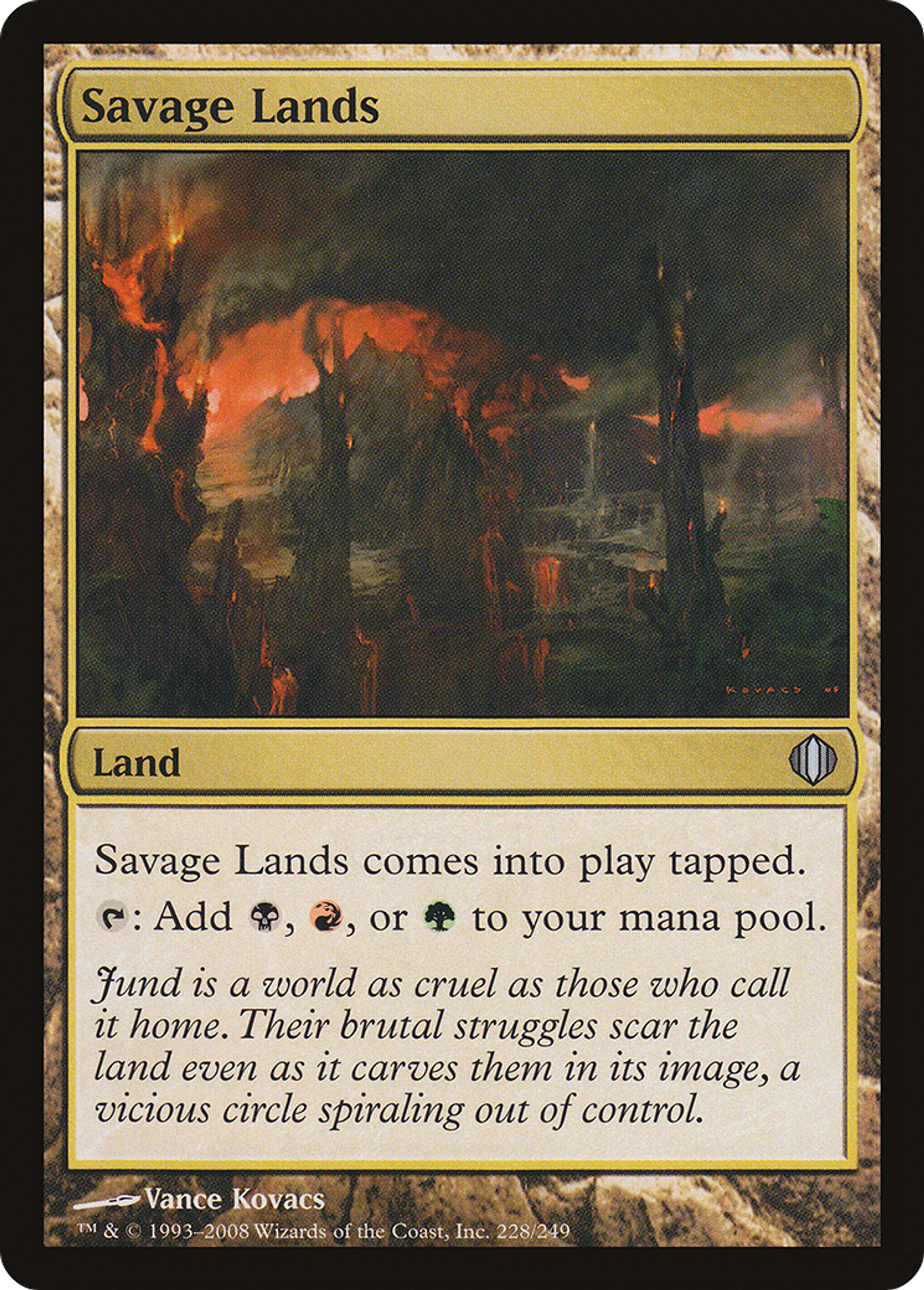 Savage Lands — Shards of Alara — Magic: The Gathering