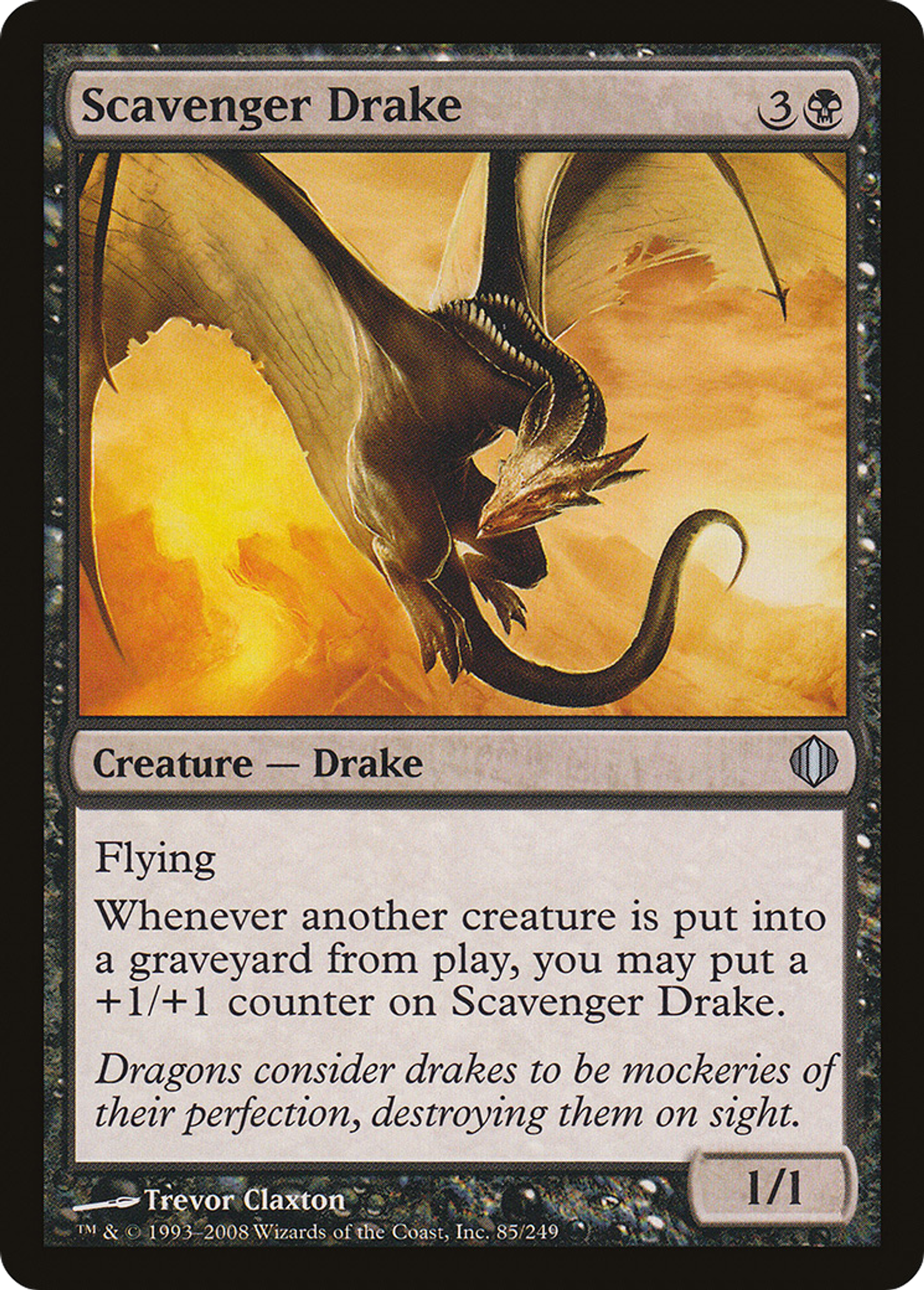 Drakôn nécrophage — Shards of Alara — Magic: The Gathering