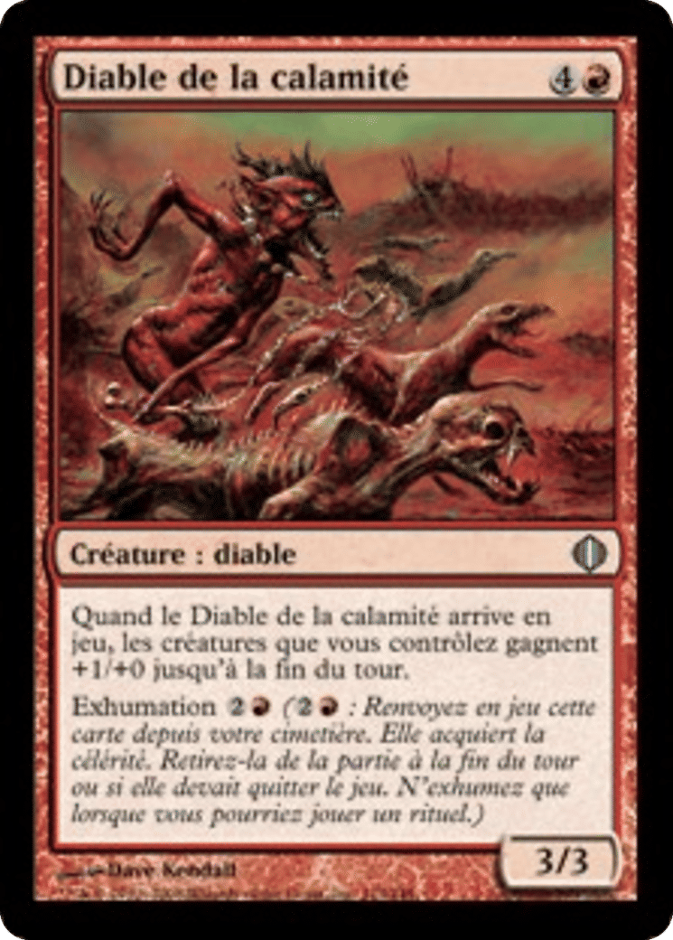 Diable de la calamité — Shards of Alara — Magic: The Gathering