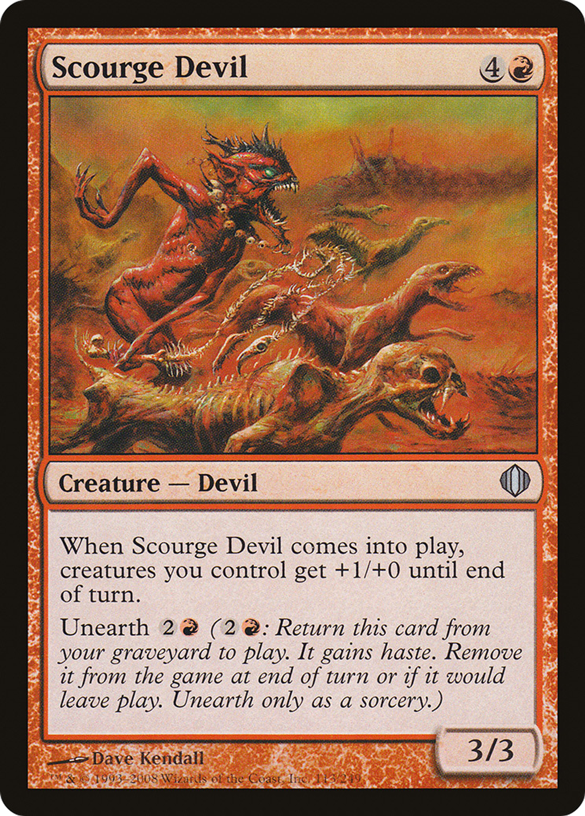 Diable de la calamité — Shards of Alara — Magic: The Gathering