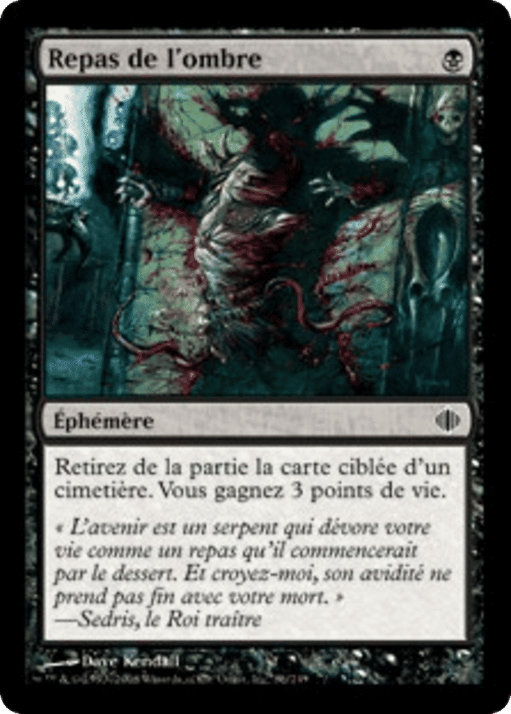 Repas de l'ombre — Shards of Alara — Magic: The Gathering