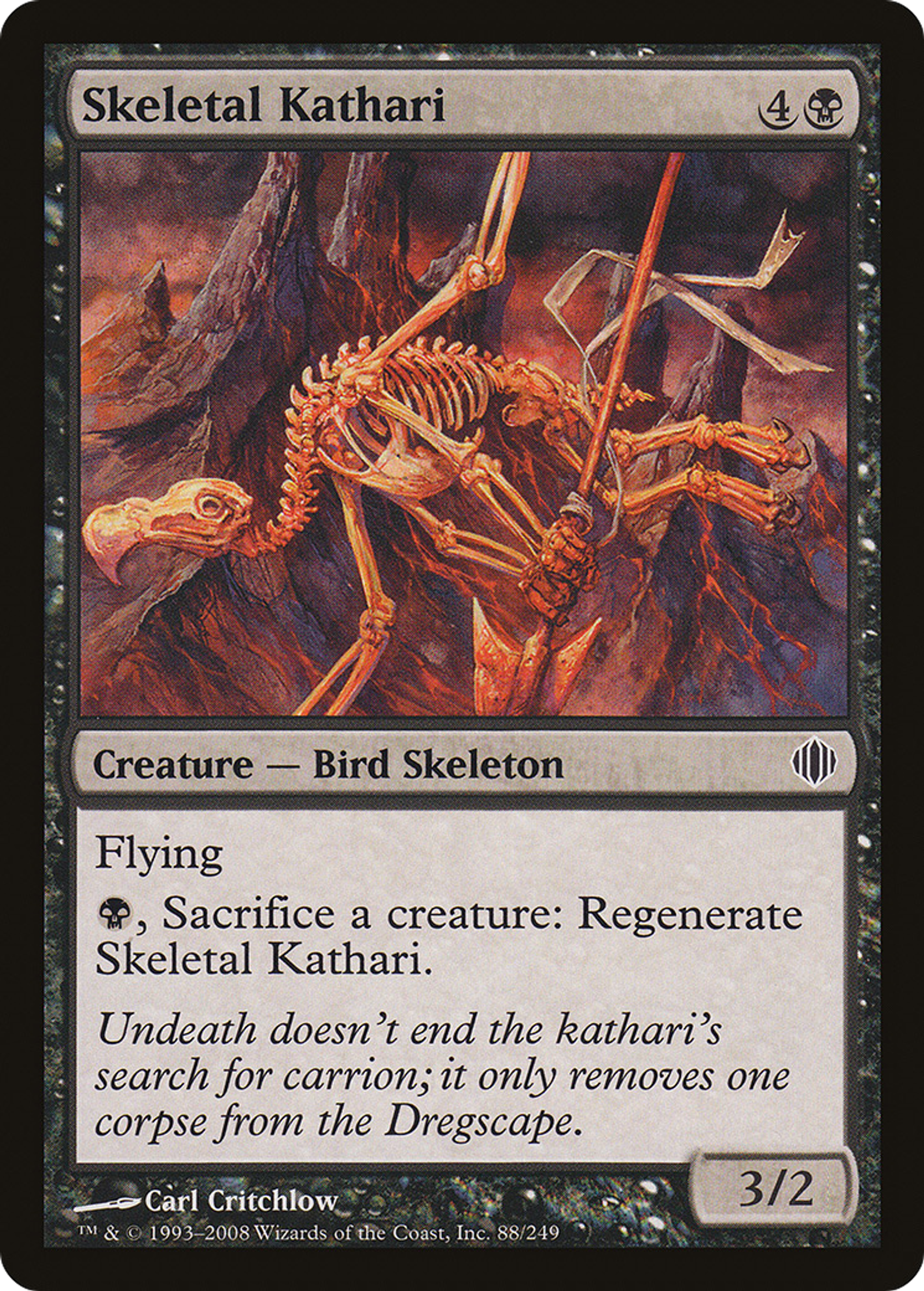 Kathari squelettique — Shards of Alara — Magic: The Gathering