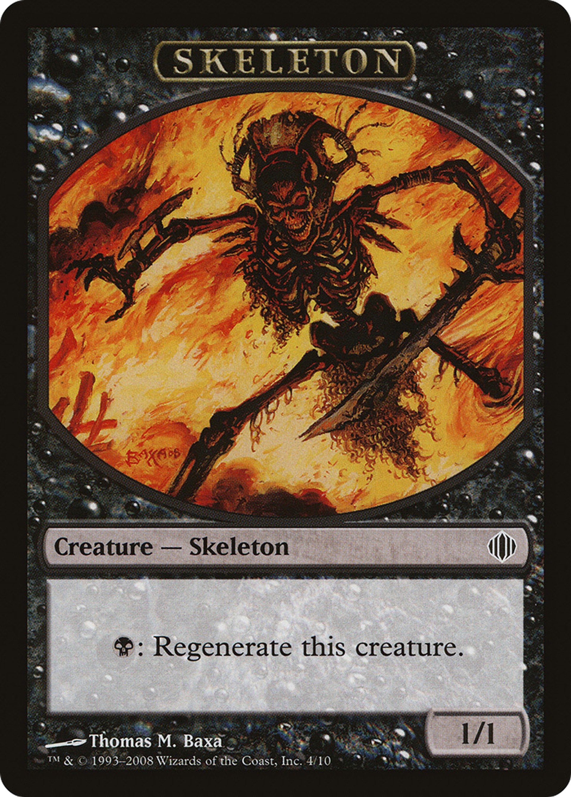 Skeleton — Shards of Alara — Magic: The Gathering