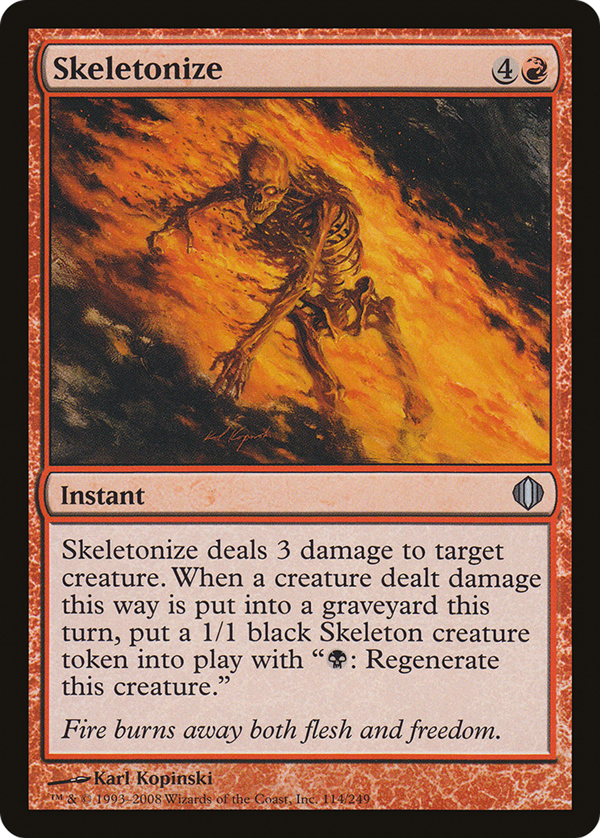 Squelettification — Shards of Alara — Magic: The Gathering