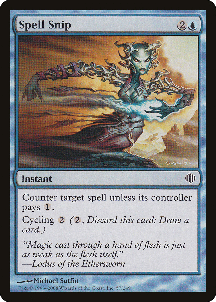 Spell Snip — Shards of Alara — Magic: The Gathering
