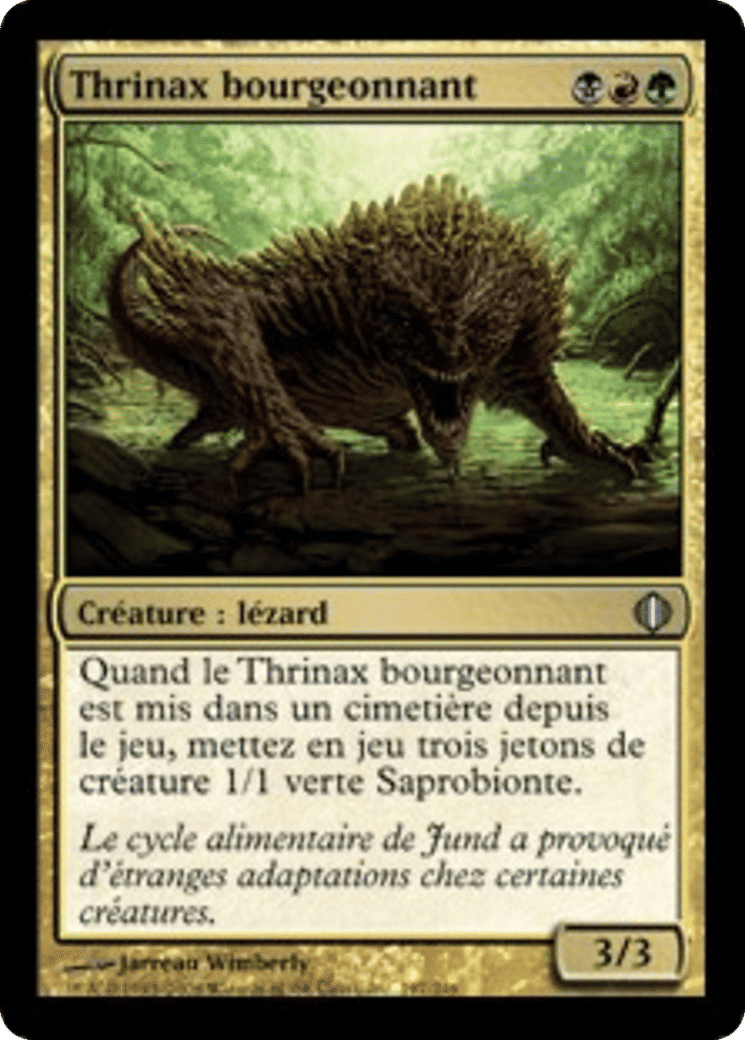 Thrinax bourgeonnant — Shards of Alara — Magic: The Gathering