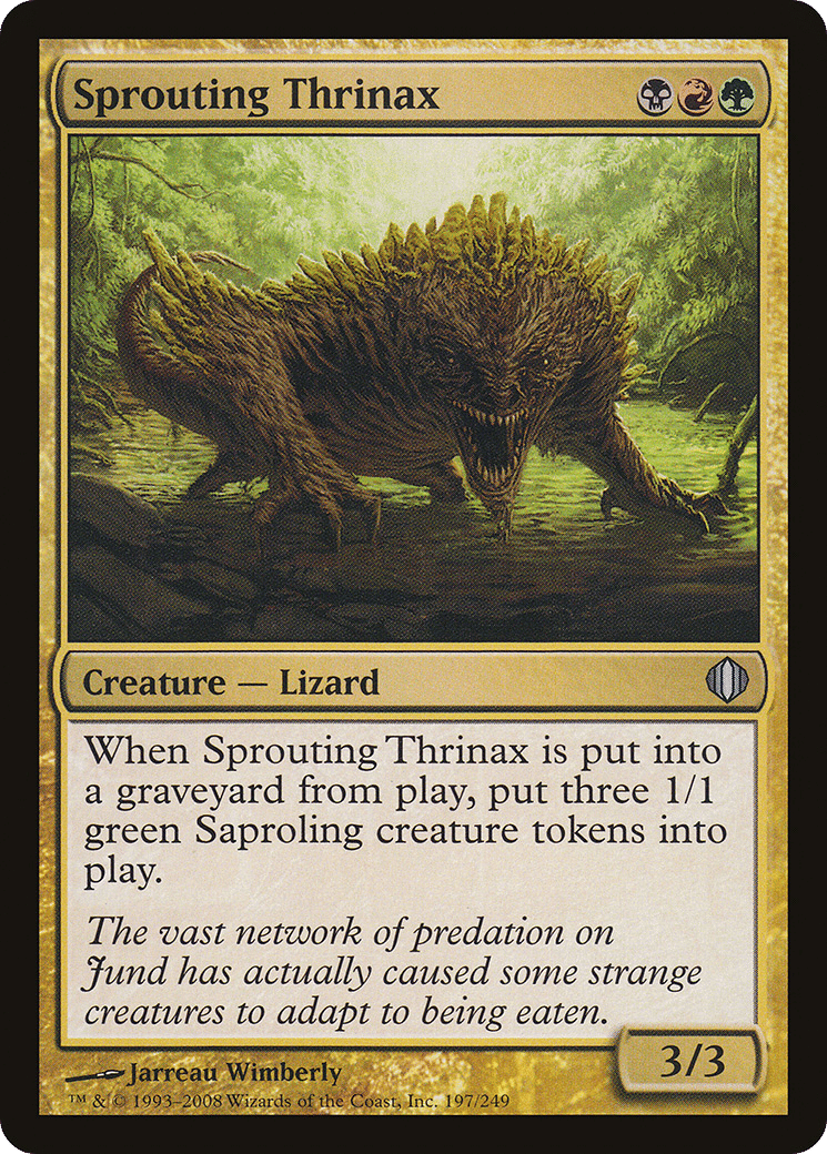 Sprouting Thrinax — Shards of Alara — Magic: The Gathering