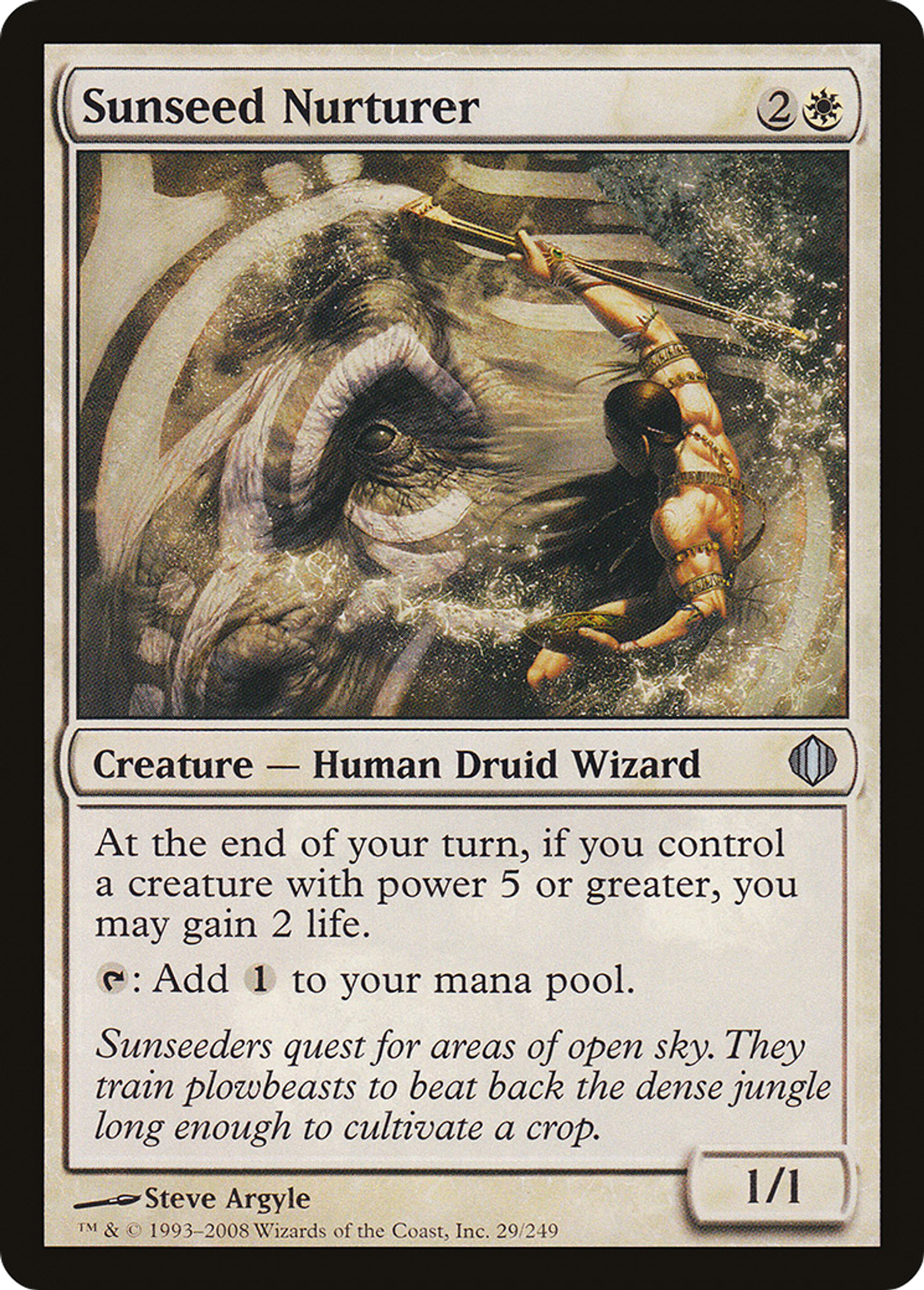 Nourricier de grain solaire — Shards of Alara — Magic: The Gathering