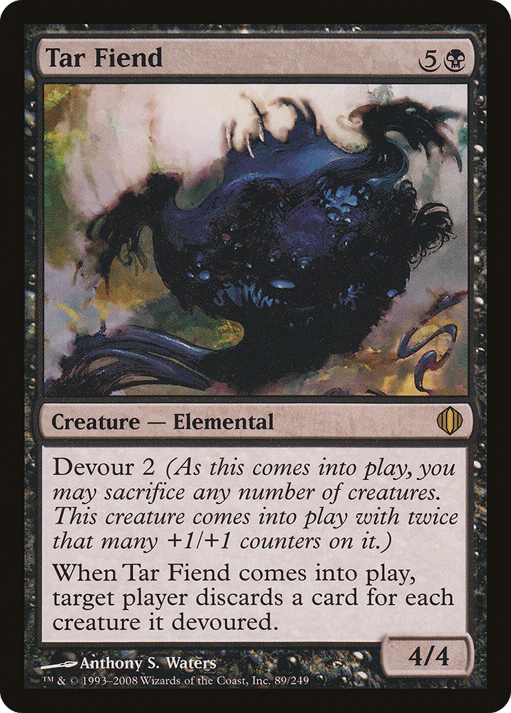 Tar Fiend — Shards of Alara — Magic: The Gathering