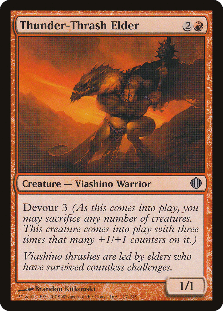 Thunder-Thrash Elder — Shards of Alara — Magic: The Gathering