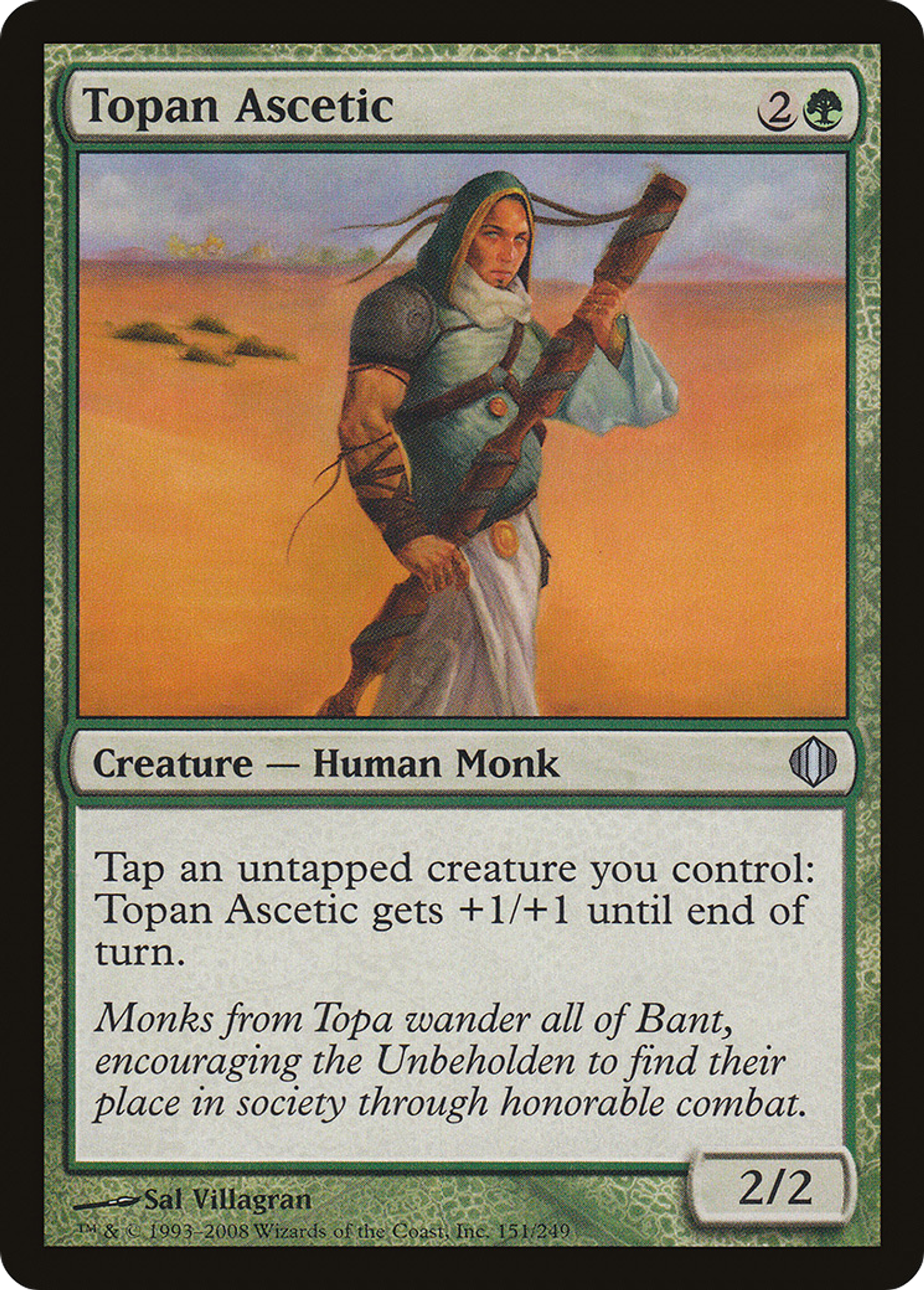 Topan Ascetic — Shards of Alara — Magic: The Gathering