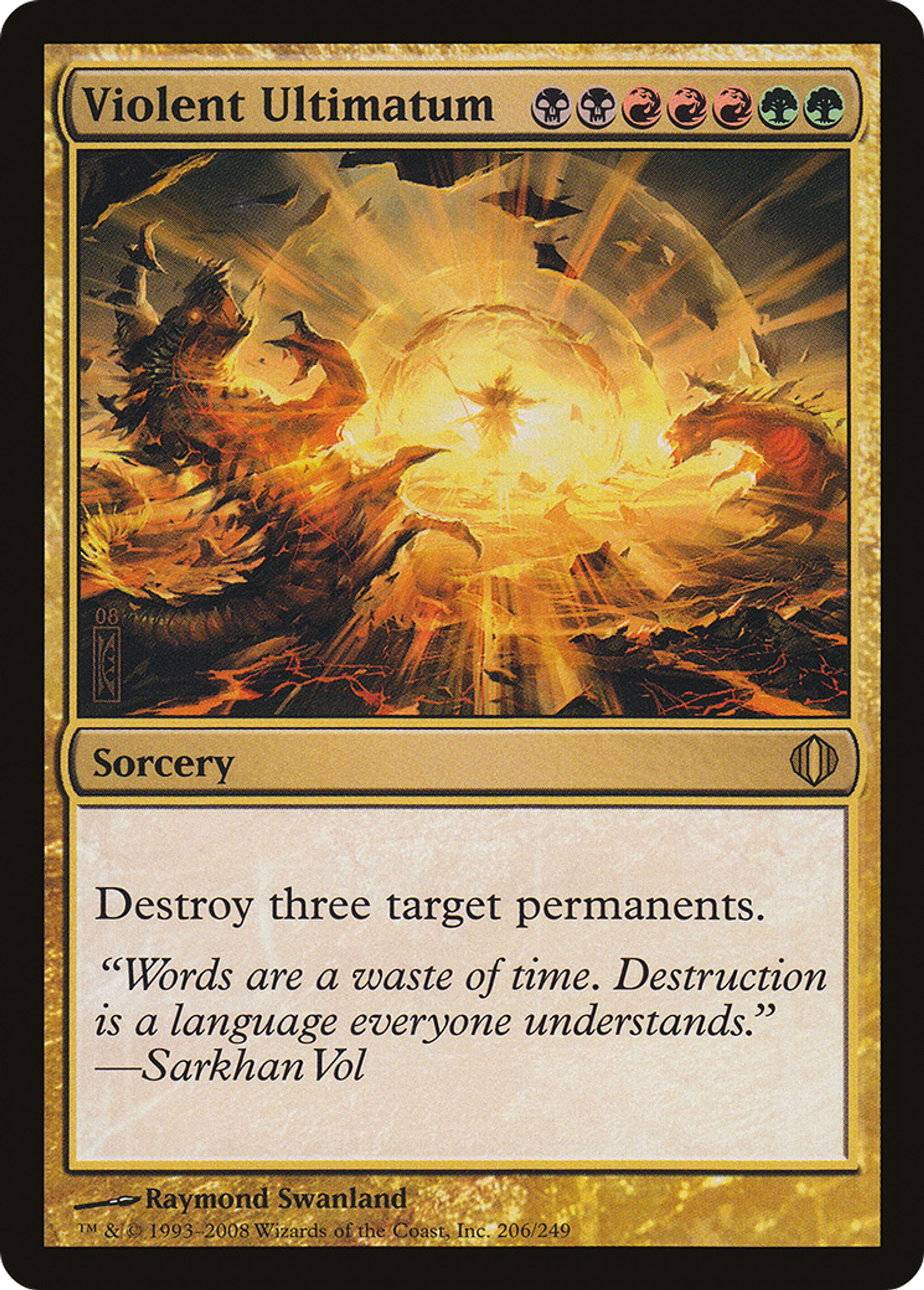 Violent Ultimatum — Shards of Alara — Magic: The Gathering