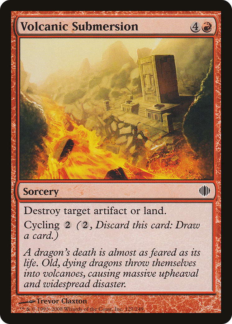Volcanic Submersion — Shards of Alara — Magic: The Gathering