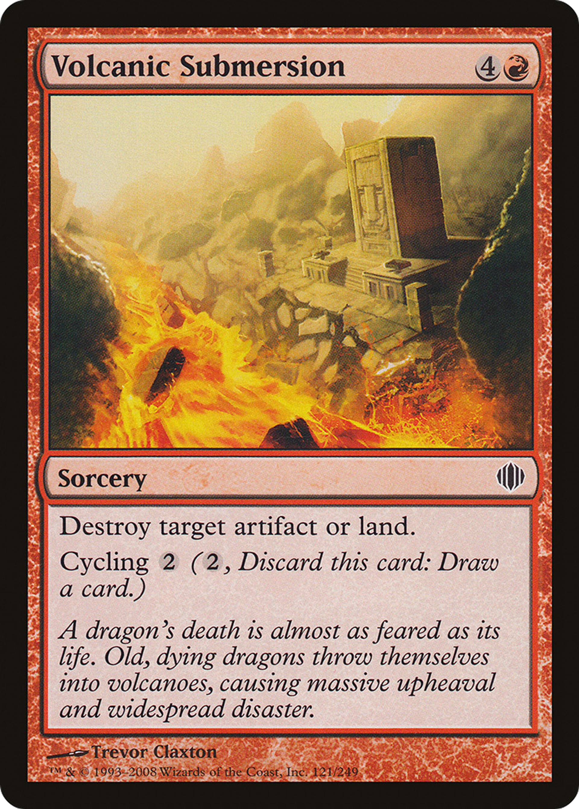 Submersion volcanique — Shards of Alara — Magic: The Gathering
