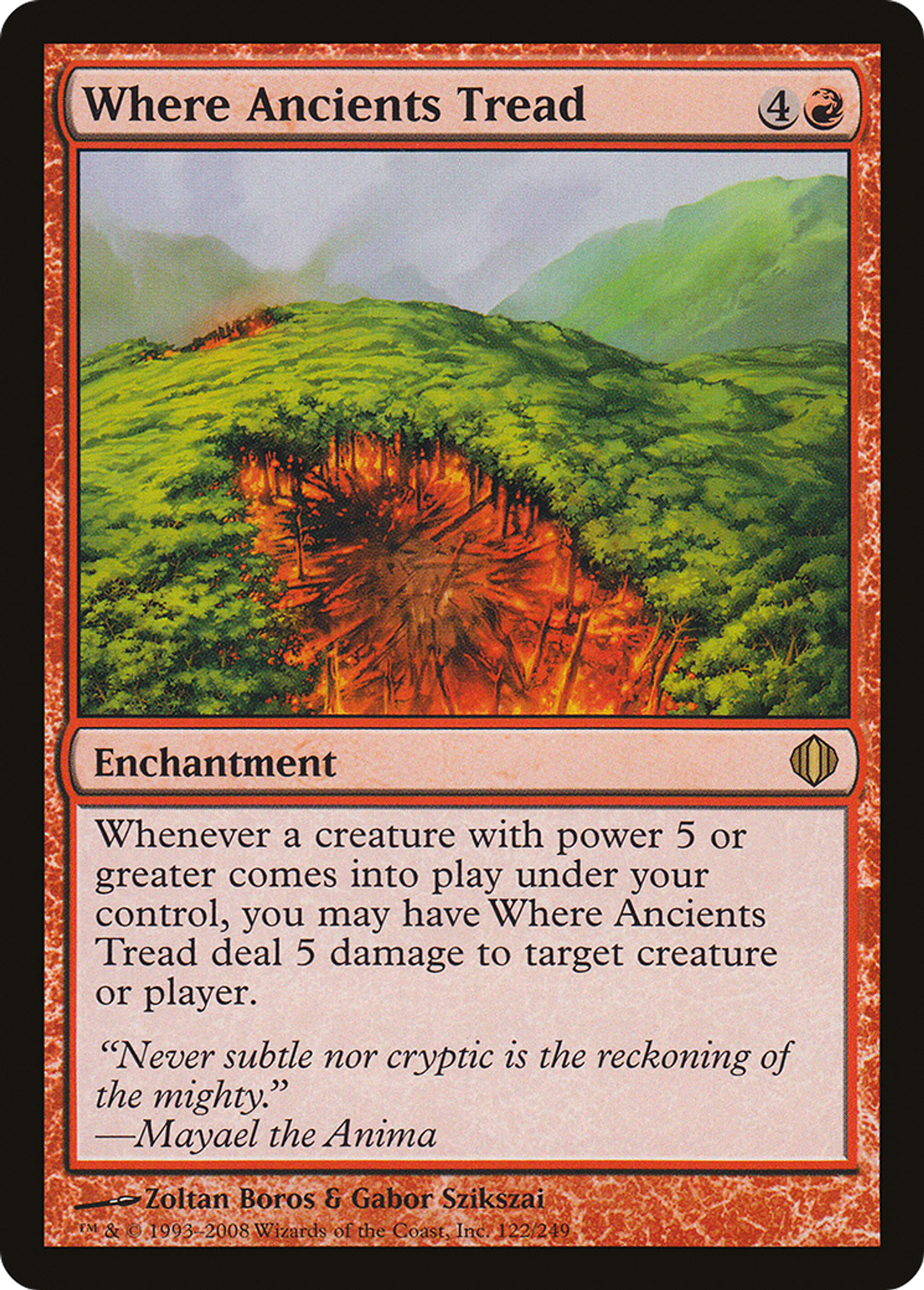 Là où marchent les Anciens — Shards of Alara — Magic: The Gathering