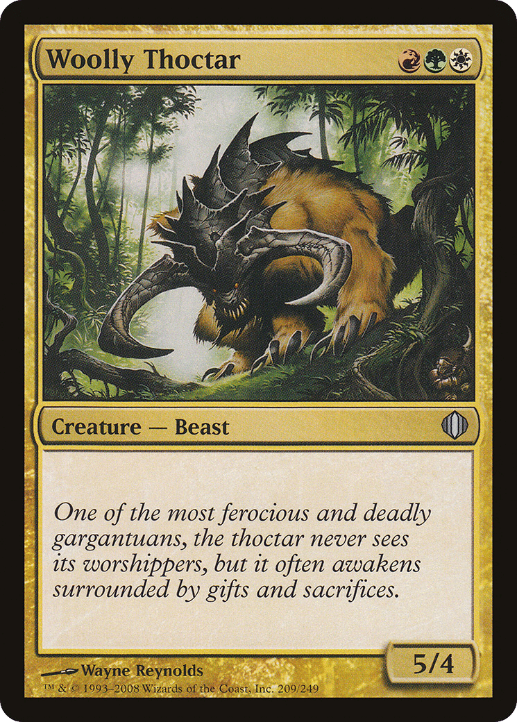Woolly Thoctar — Shards of Alara — Magic: The Gathering