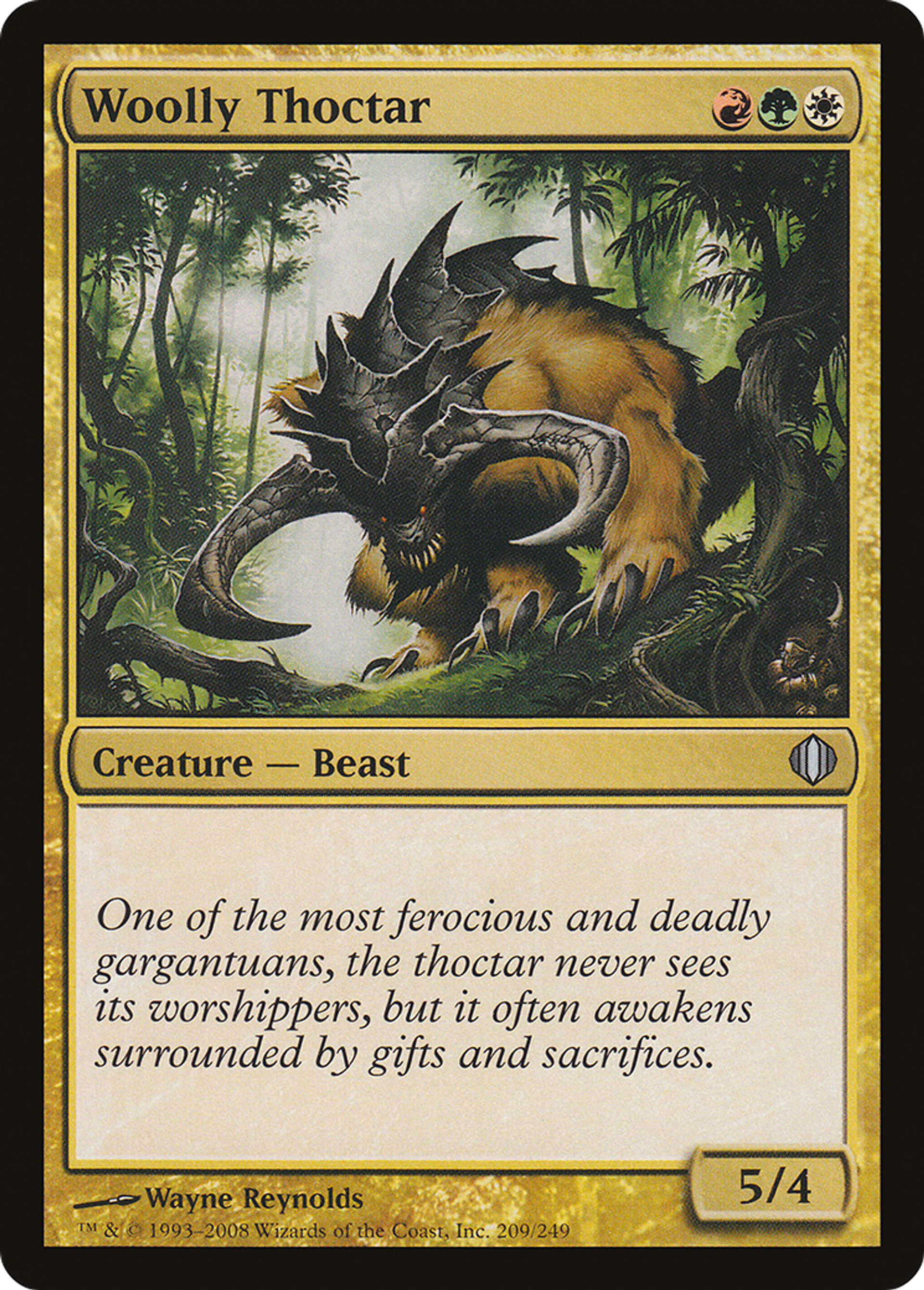 Woolly Thoctar — Shards of Alara — Magic: The Gathering